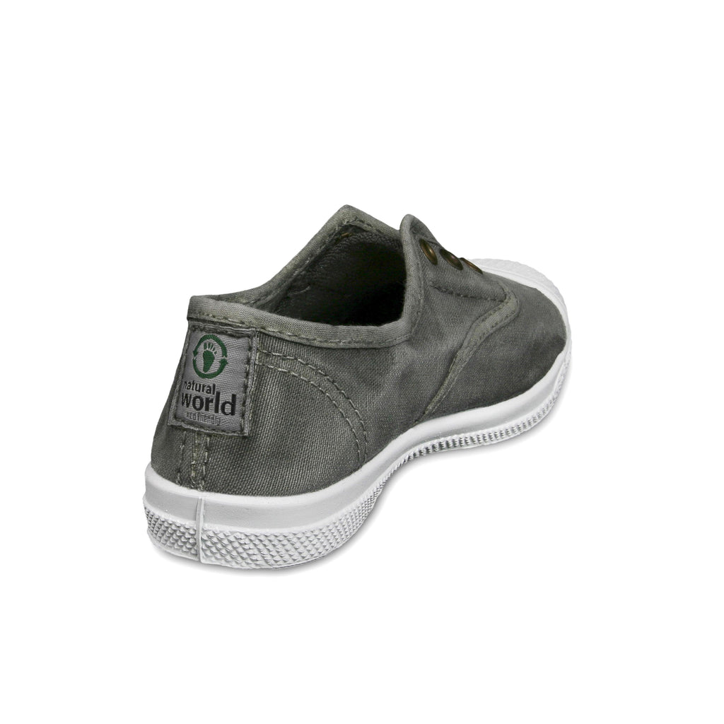 Zapatilla gris lavado con elástico LONA470 Natural World - LONA470-131-3.jpg