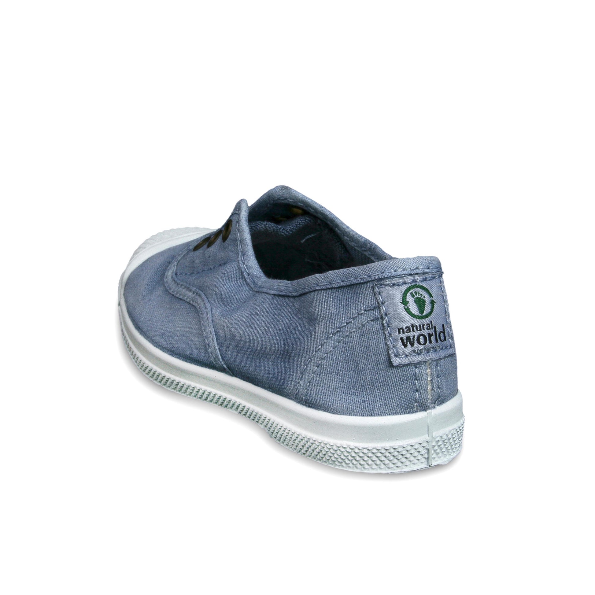 Zapatilla celeste lavado con elástico LONA470 Natural World - LONA470-206-4.jpg