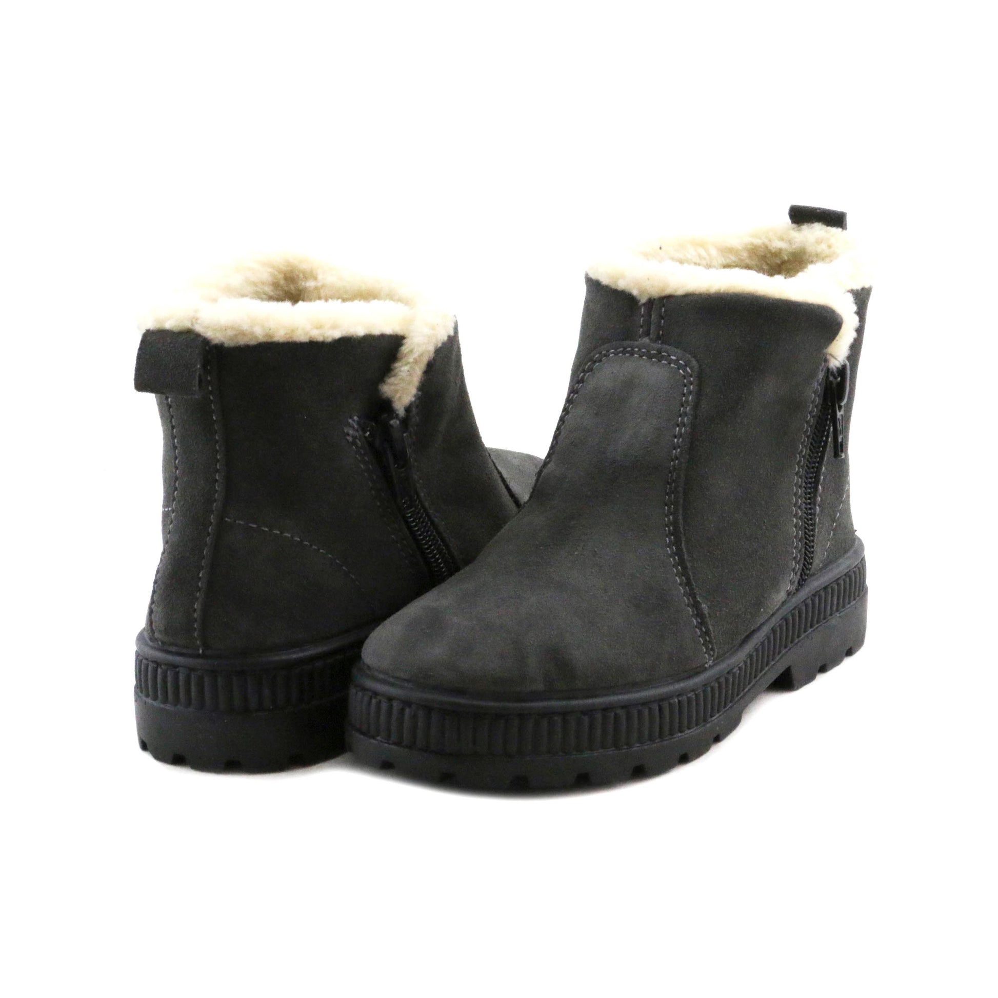 Botín ante gris forrada con cremallera 4751 Vulladi - 4751-121-2.jpg