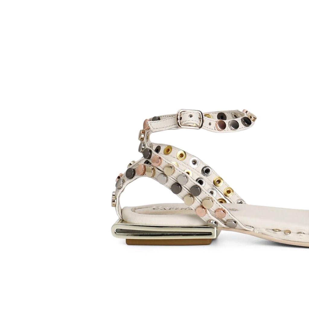 Sandalia plana crudo con hebilla GF2101 de Café Noir - GF2101-351-3.jpg