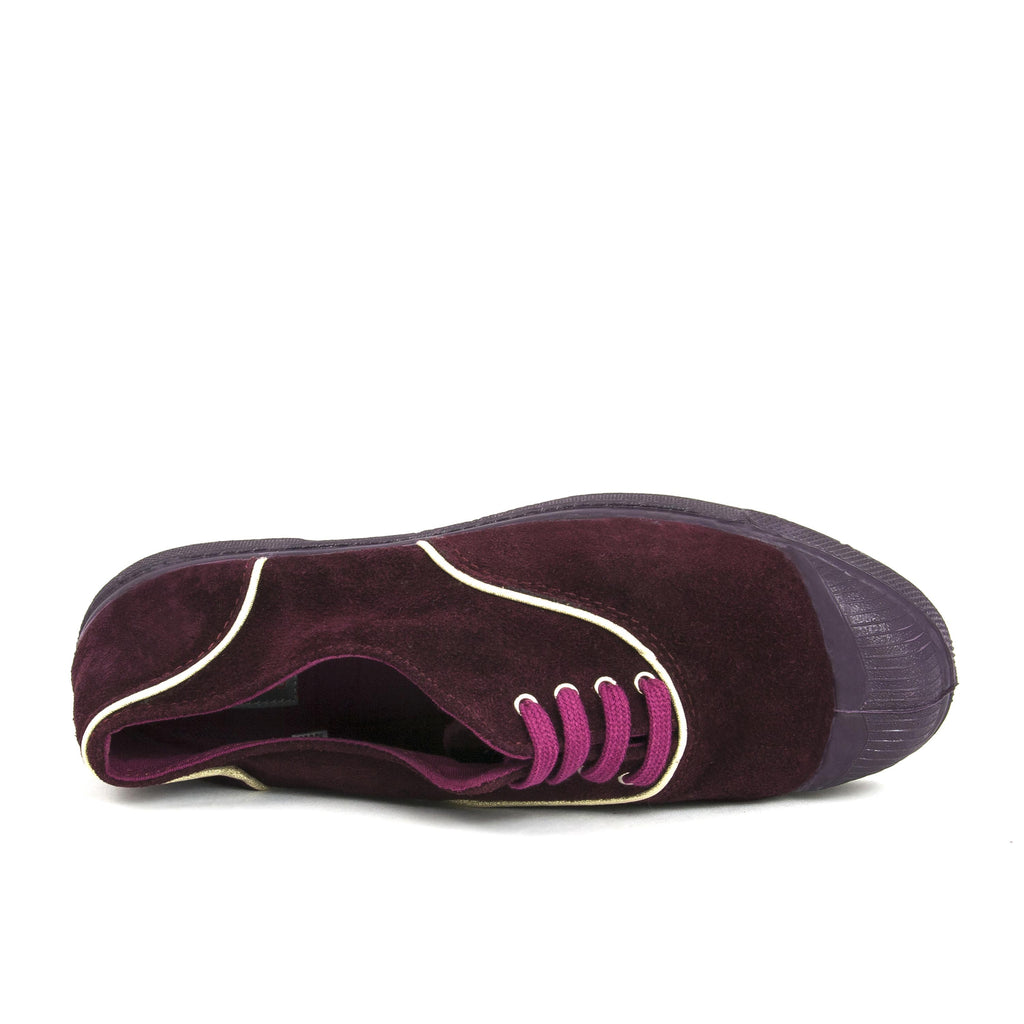 Zapatilla ante burdeos con cordón 15004ANTE Bensimon - 15004ANTE-70-6.jpg