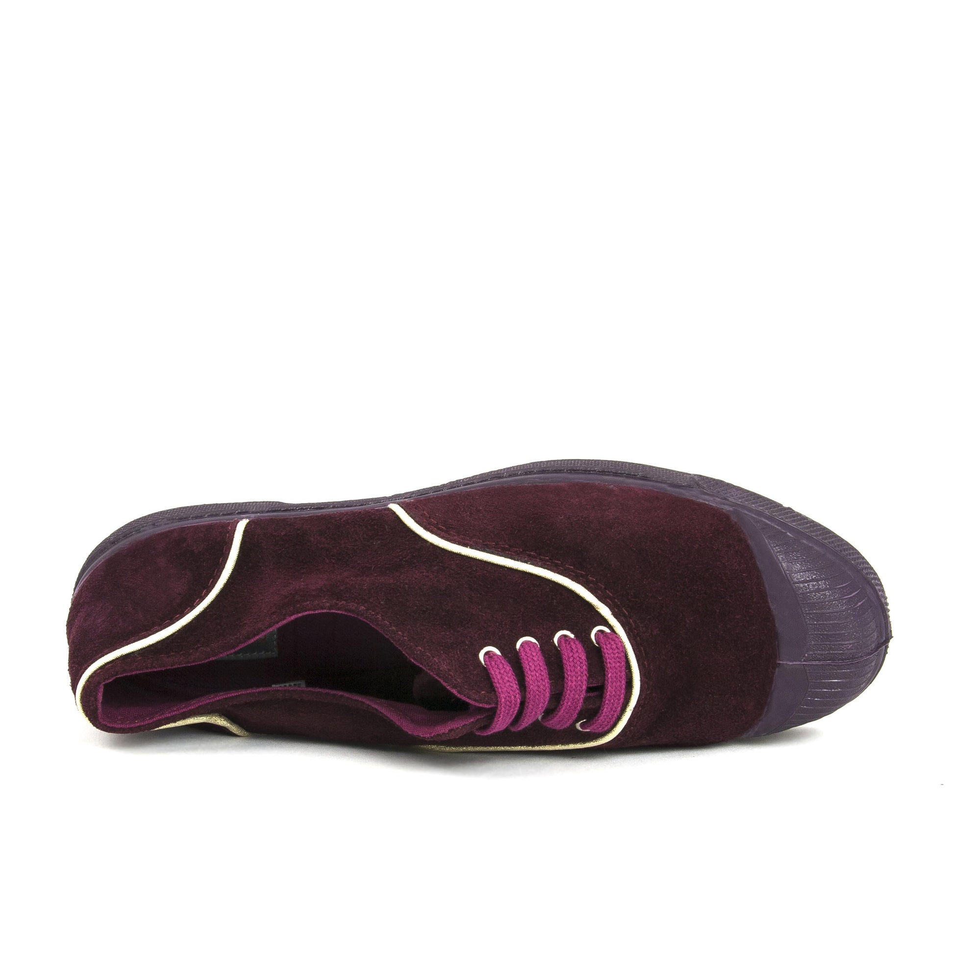 Zapatilla ante burdeos con cordón 15004ANTE Bensimon - 15004ANTE-70-6.jpg