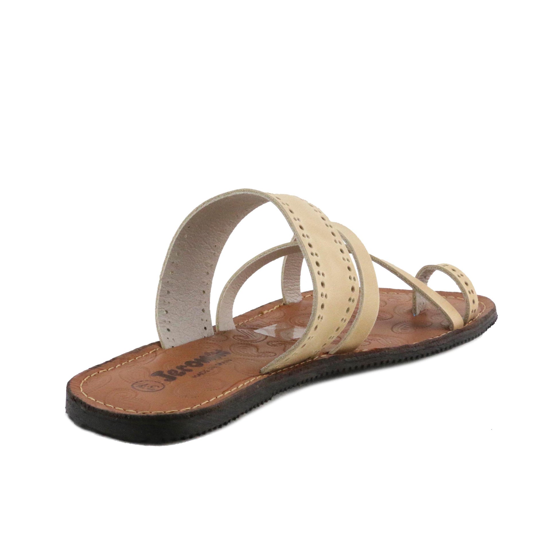 Sandalia plana beige oscuro MORANO de Jeromín - MORANO-0-3.jpg