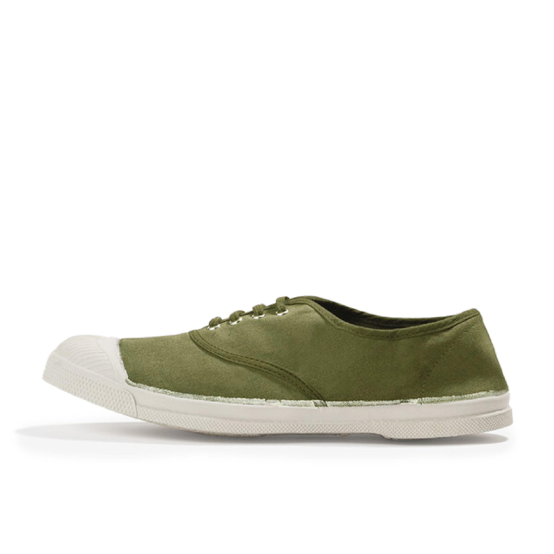 Zapatilla oliva claro con cordón 15004 Bensimon - 15004-594-1.jpg