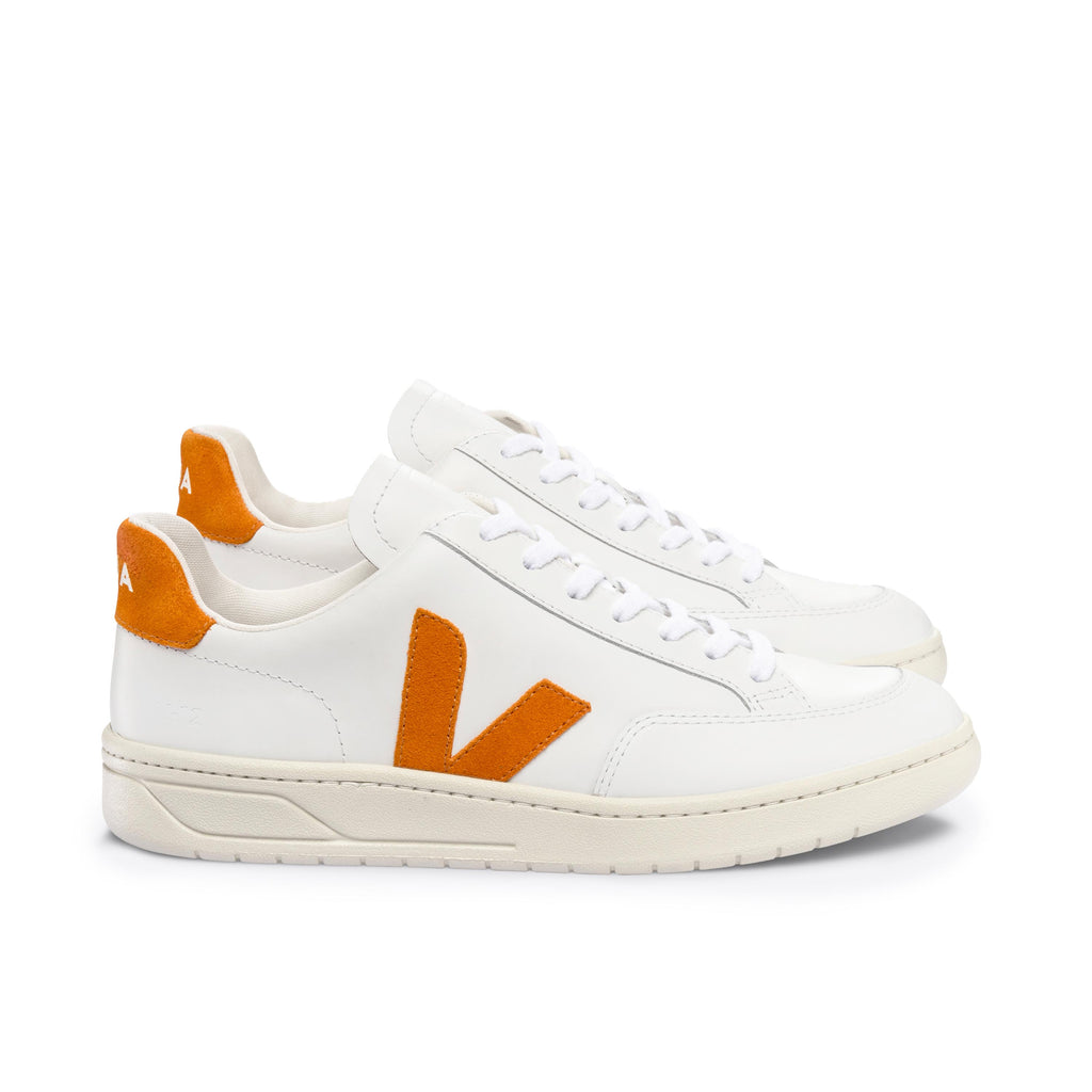 Deportiva blanco/pumpkin con cordón V12 de Veja - V12-500-5.jpg