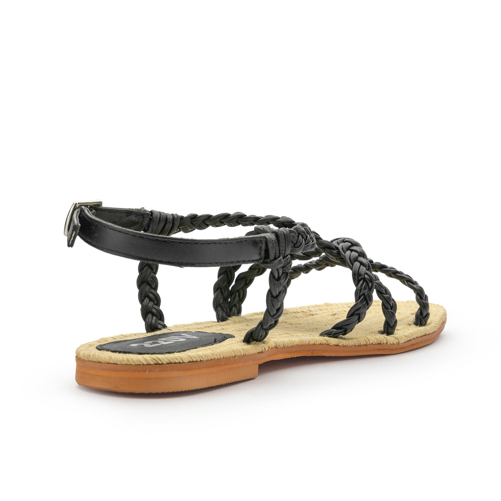 Sandalia plana negro con hebilla DELMA de 220V - DELMA-20-3.jpg