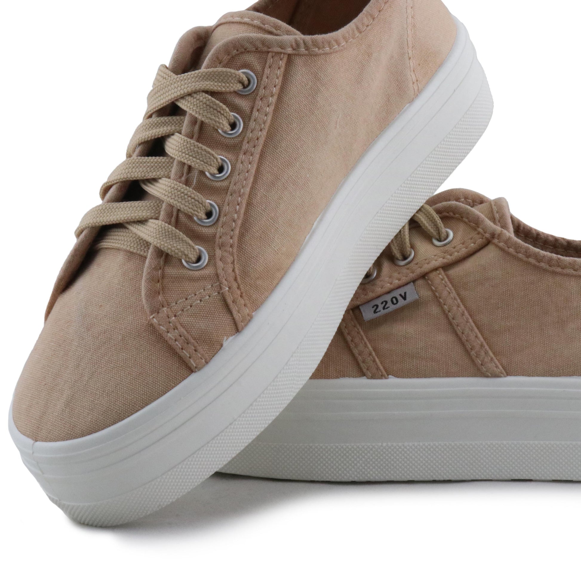 Zapatilla beige lavado con cordón CAPRI de 220V - CAPRI-129-6.jpg
