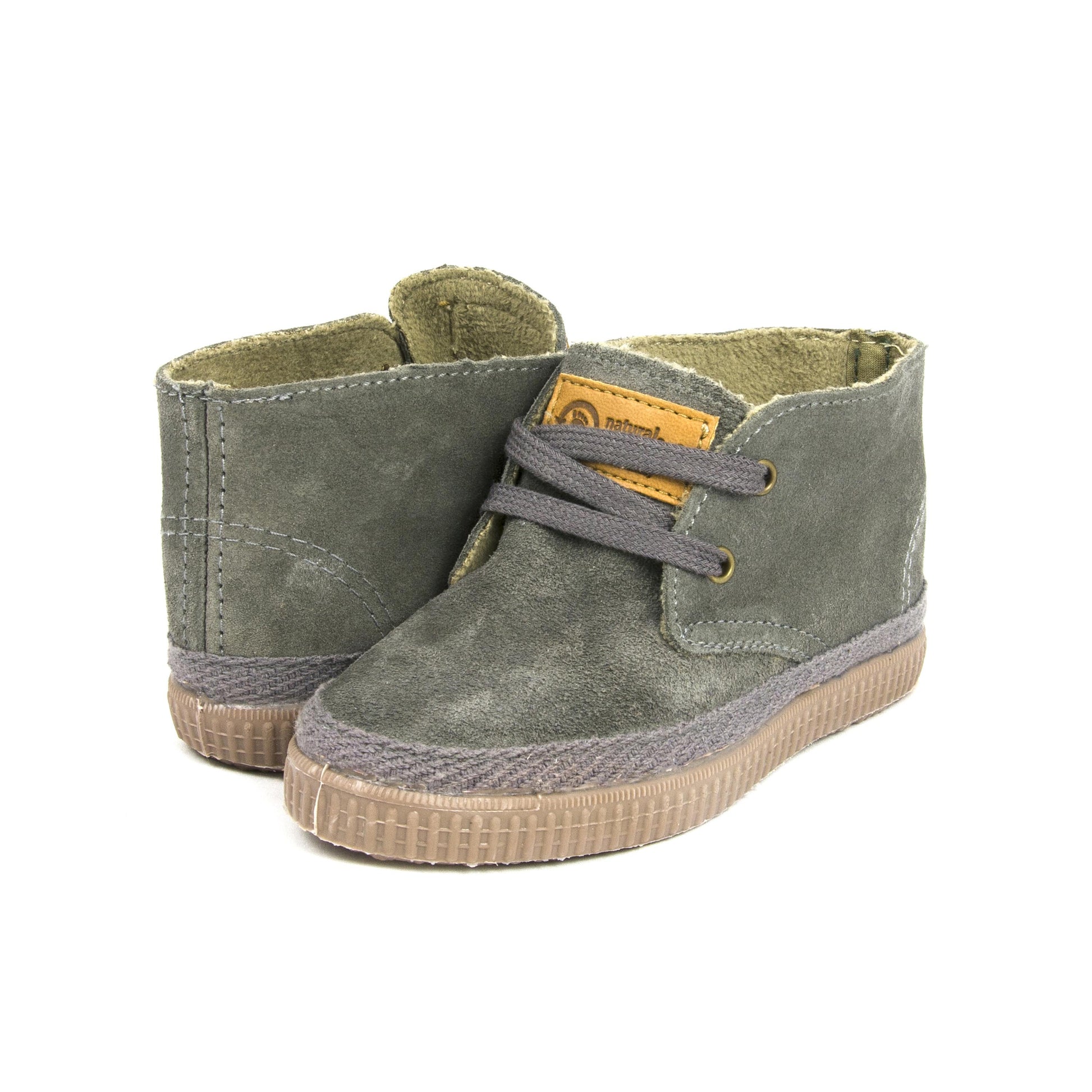 Bota ante gris con cordón 501-609 de Natural World - 501-609-121-2.jpg