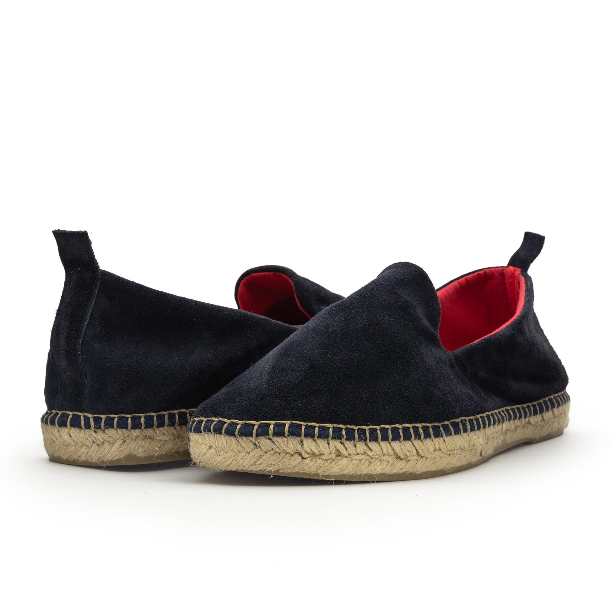 Alpargata plana cerrada ante azul 50570 de Norteñas - 50570-27-2.jpg