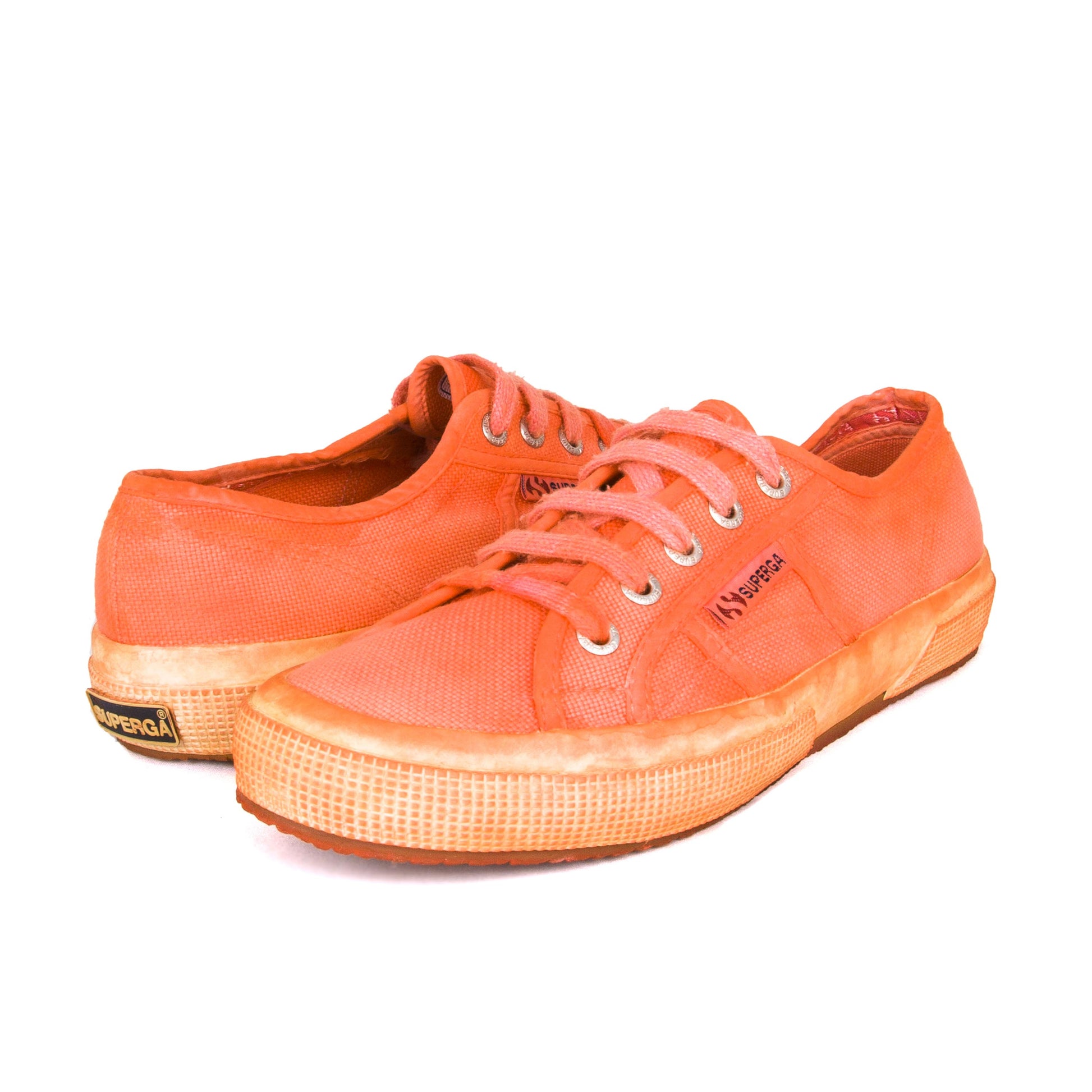 Zapatilla naranja lavado con cordón 2750PCOTU Superga - 2750PCOTU-297-2.jpg