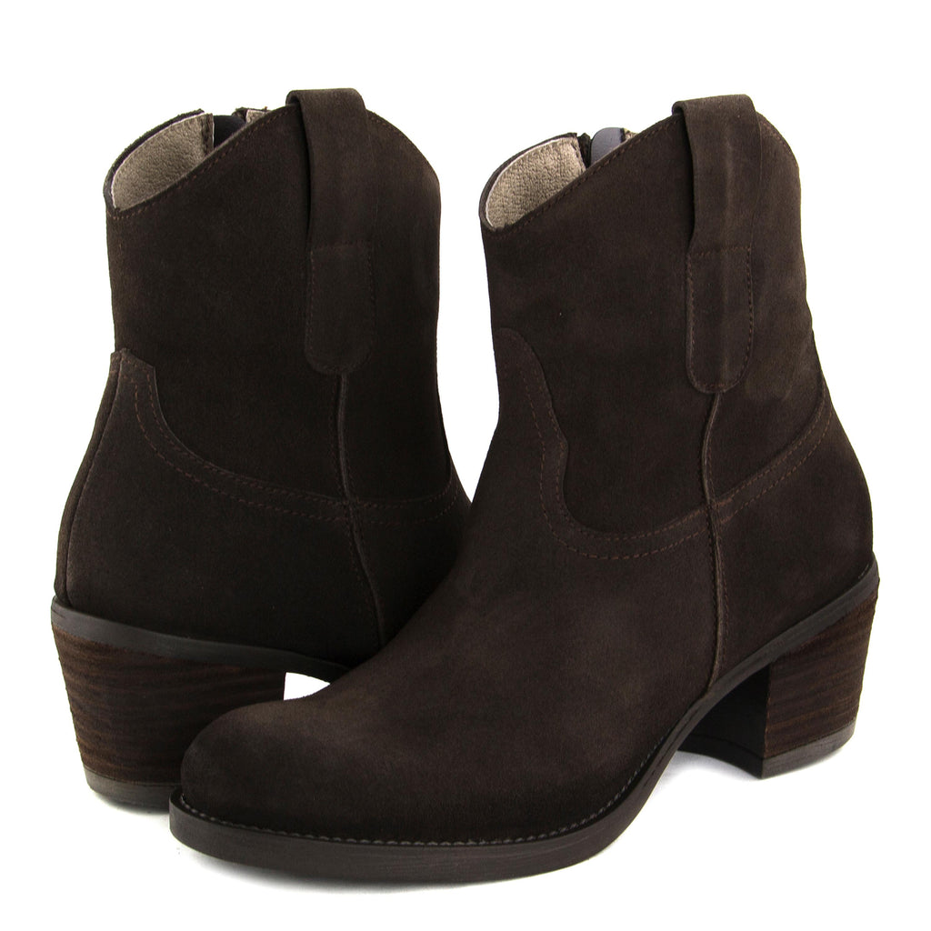 Botín cowboy de tacón marrón con cremallera 5105 Pepa&Cris - 5105-26-2.jpg