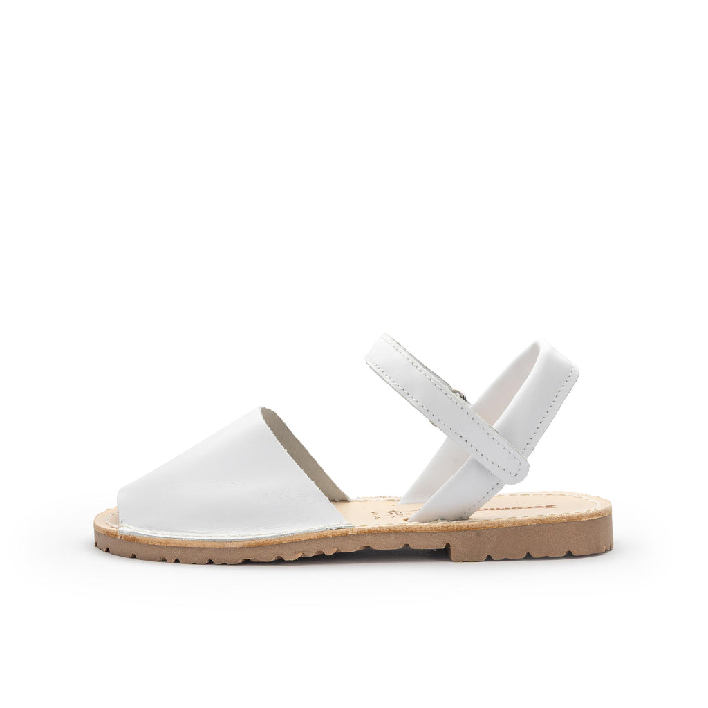 Menorquina plana blanco con velcro 1041 de Jeromín - 1041-30P-1.jpg