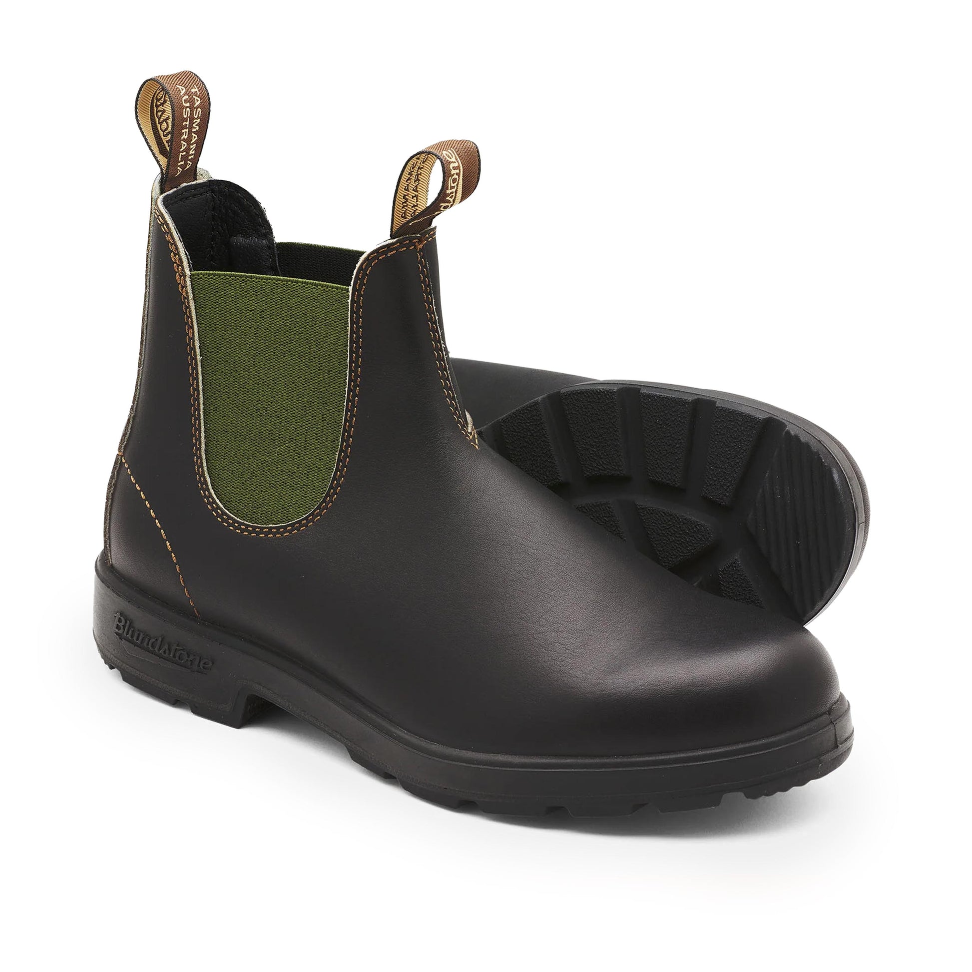 Botín marrón con elástico 519 de Blundstone - 519-12VERDE-3.jpg