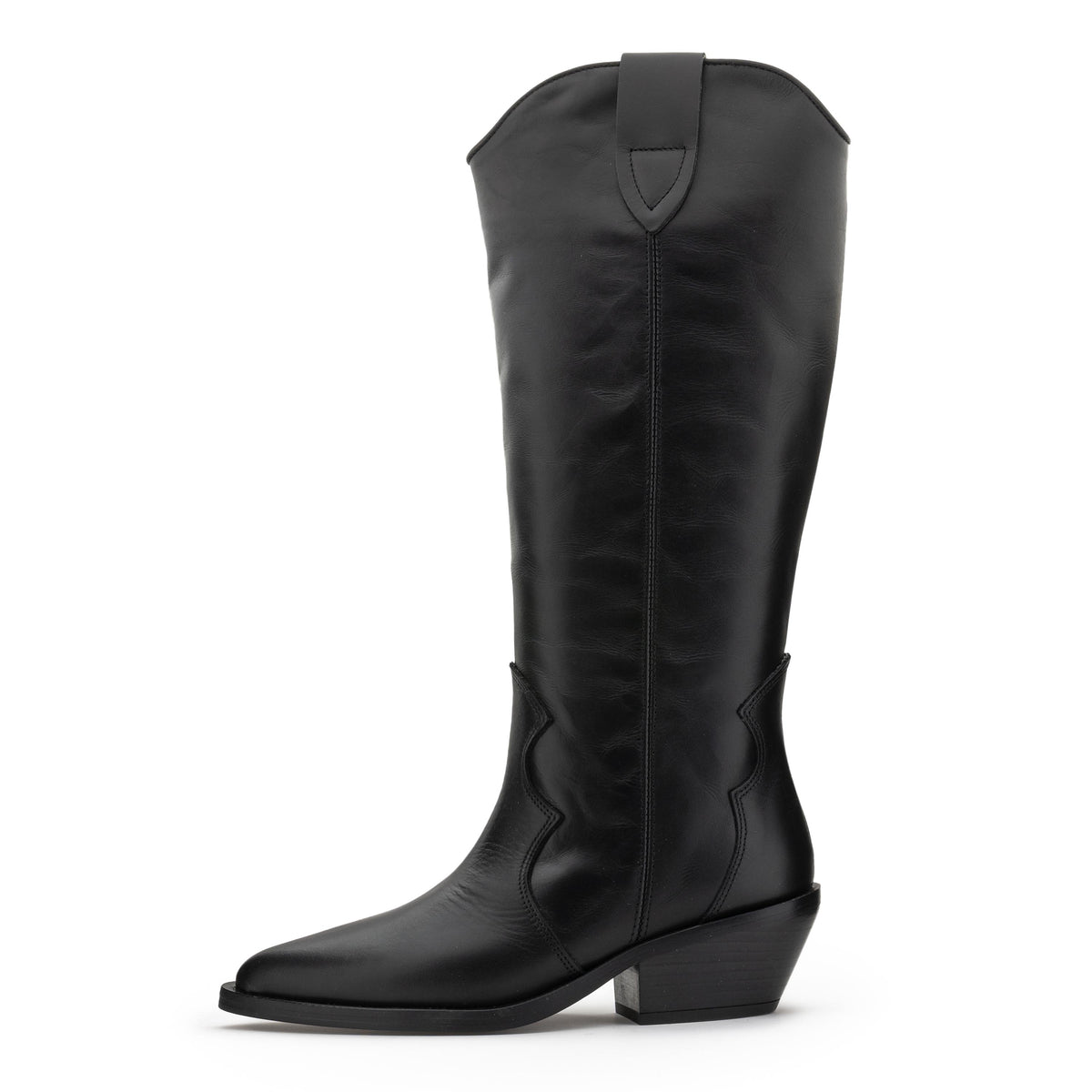 Bota cowboy negro con cremallera 5253 de Alpe - 5253-20-1.jpg