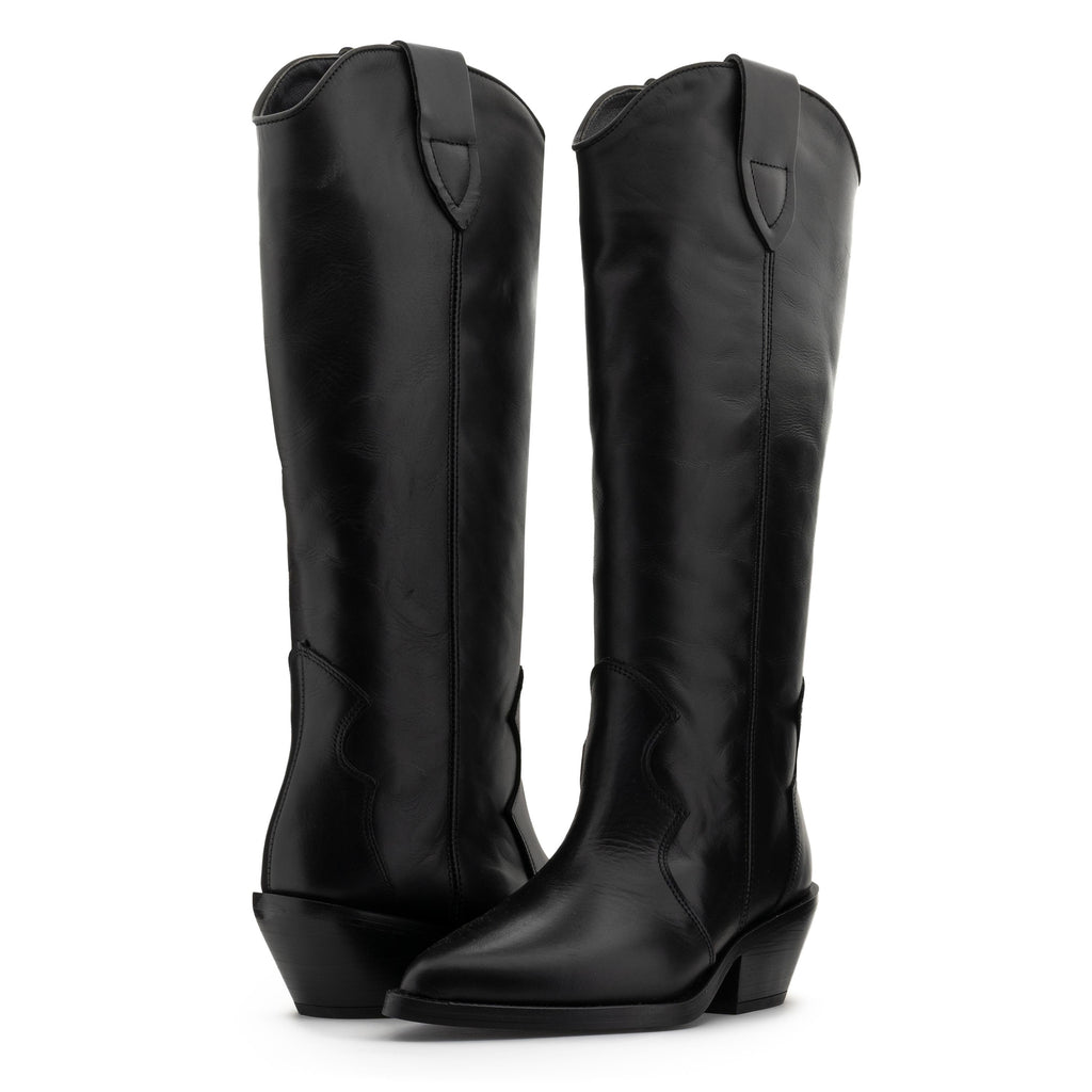 Bota cowboy negro con cremallera 5253 de Alpe - 5253-20-2.jpg