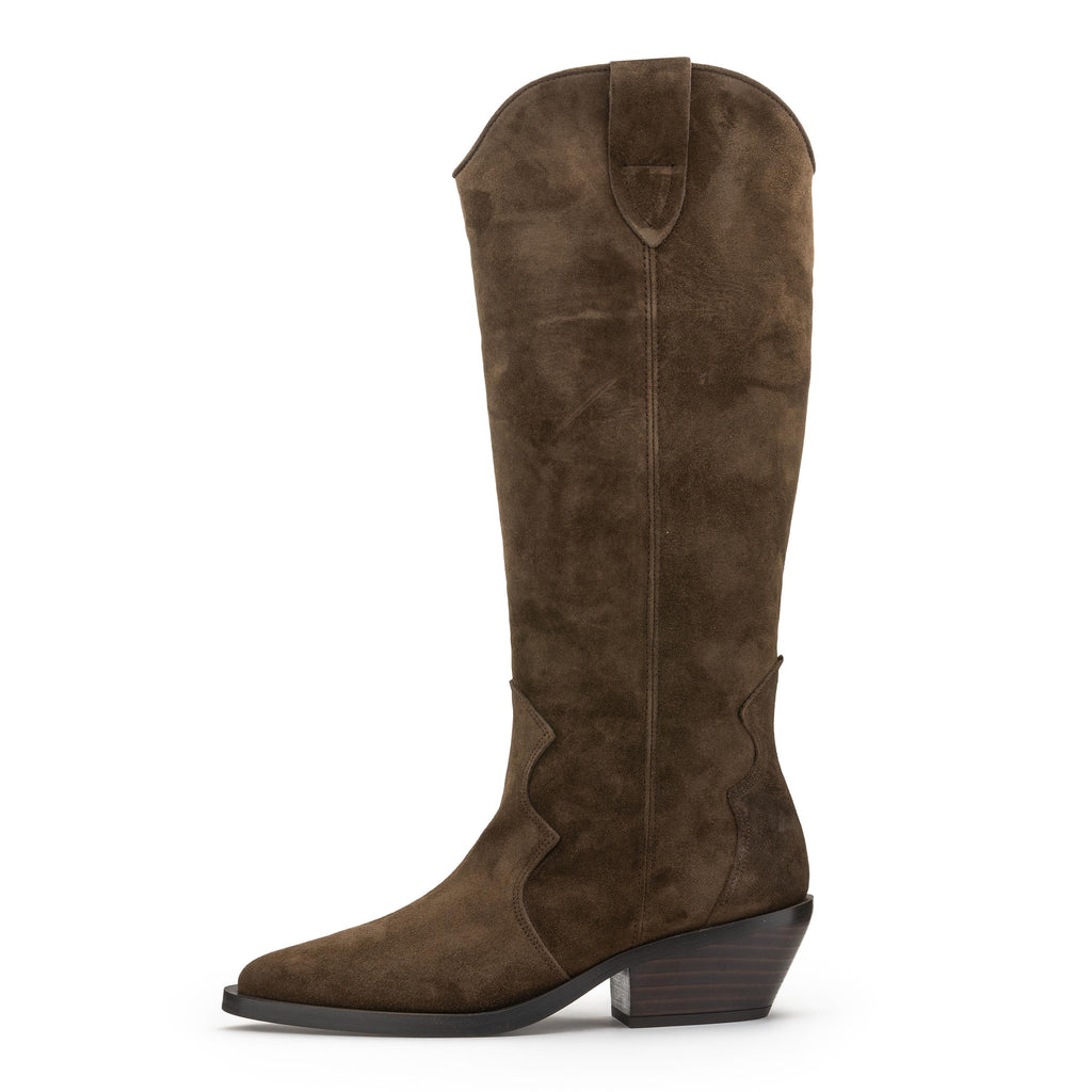 Bota cowboy ante marrón con cremallera 5253 de Alpe - 5253-26-1.jpg