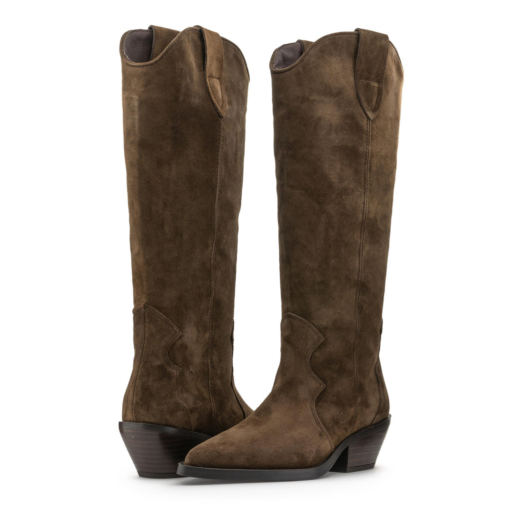 Bota cowboy ante marrón con cremallera 5253 de Alpe - 5253-26-2.jpg