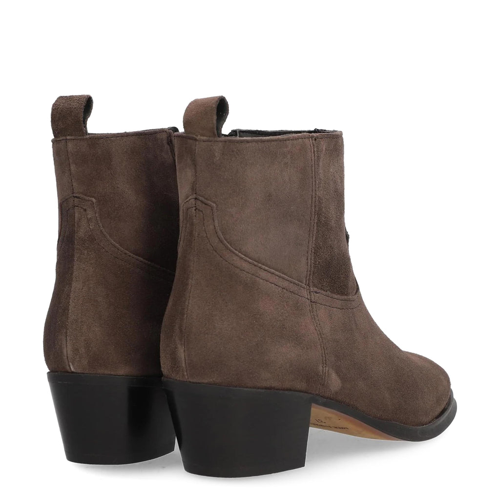 Botín cowboy con tacón imán con cremallera 5266 de Alpe