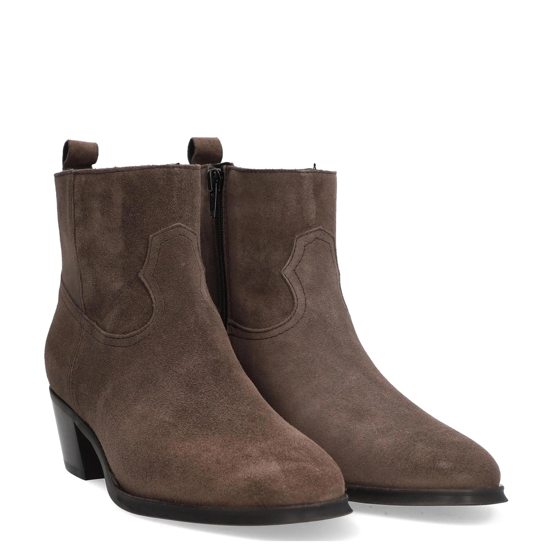 Botín cowboy con tacón imán con cremallera 5266 de Alpe