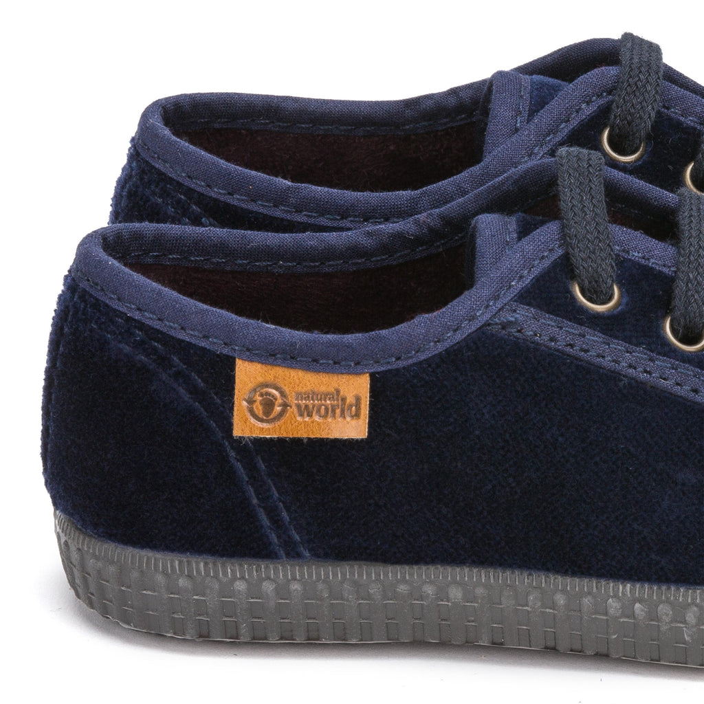 Zapatilla azul con cordón 533 de Natural World - 533-7-5.jpg