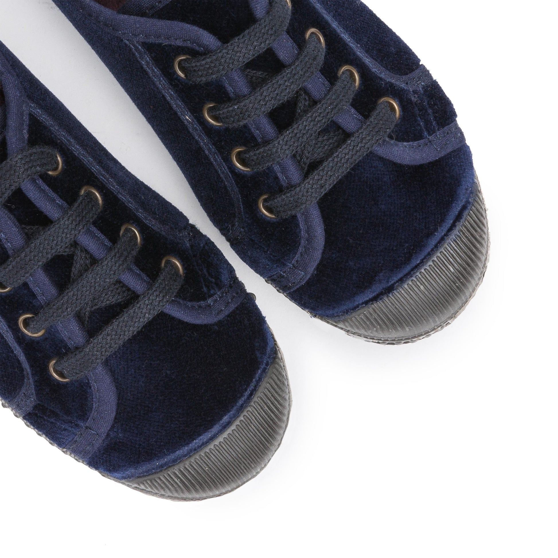 Zapatilla azul con cordón 533 de Natural World - 533-7-6.jpg