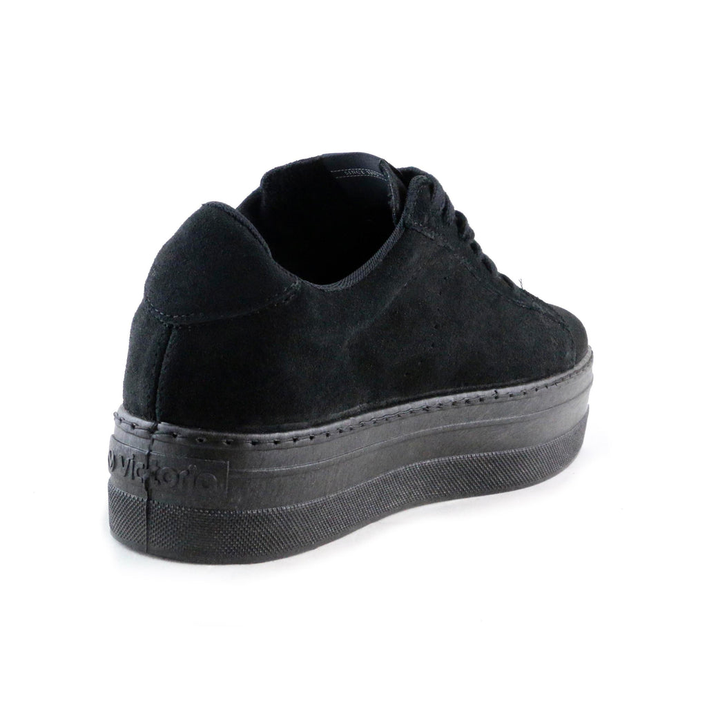 Zapatilla ante negro con cordón 92118 Victoria - 092118-31-3.jpg