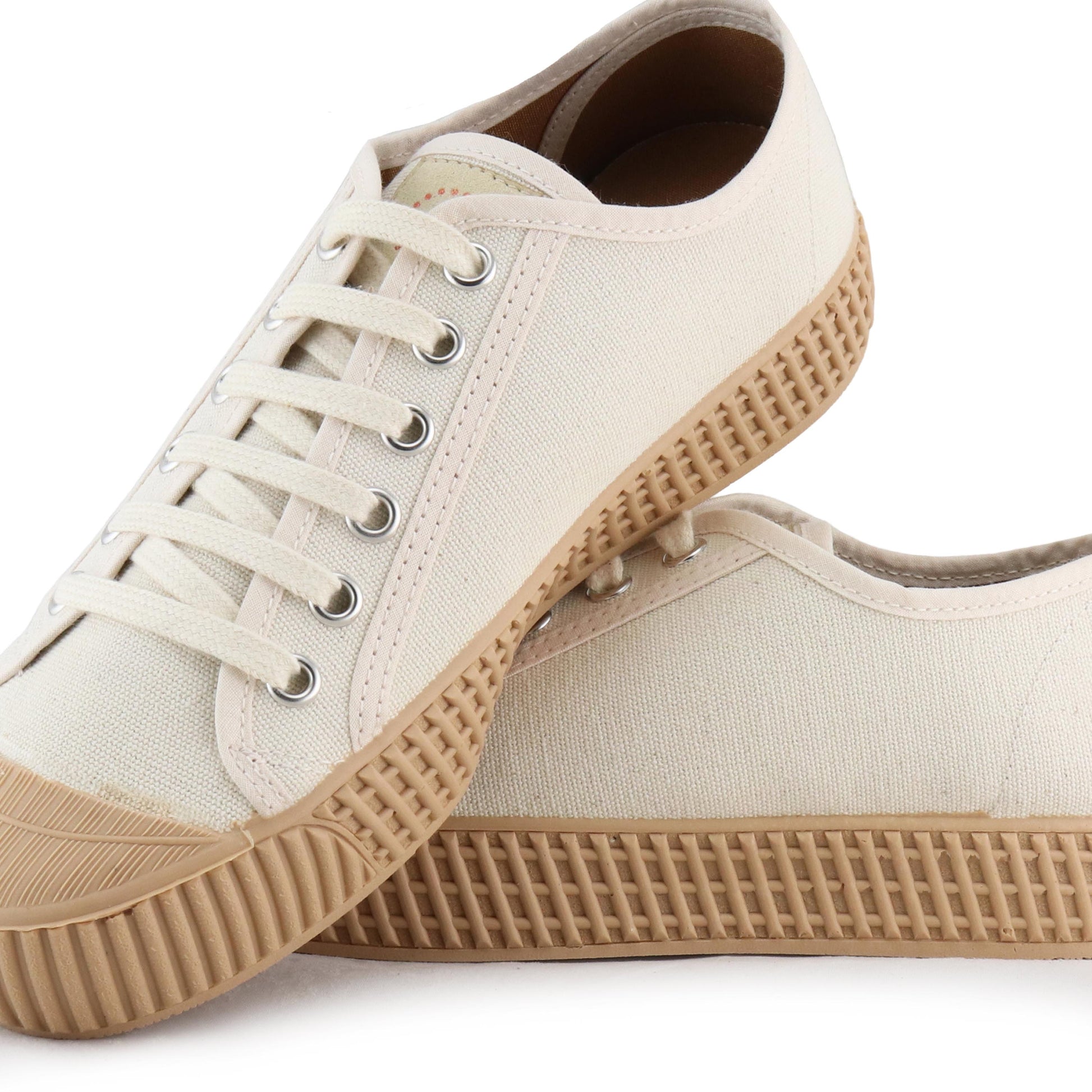 Zapatilla casual crudo con cordón 5500 de Jeromín - 5500-351-6.jpg