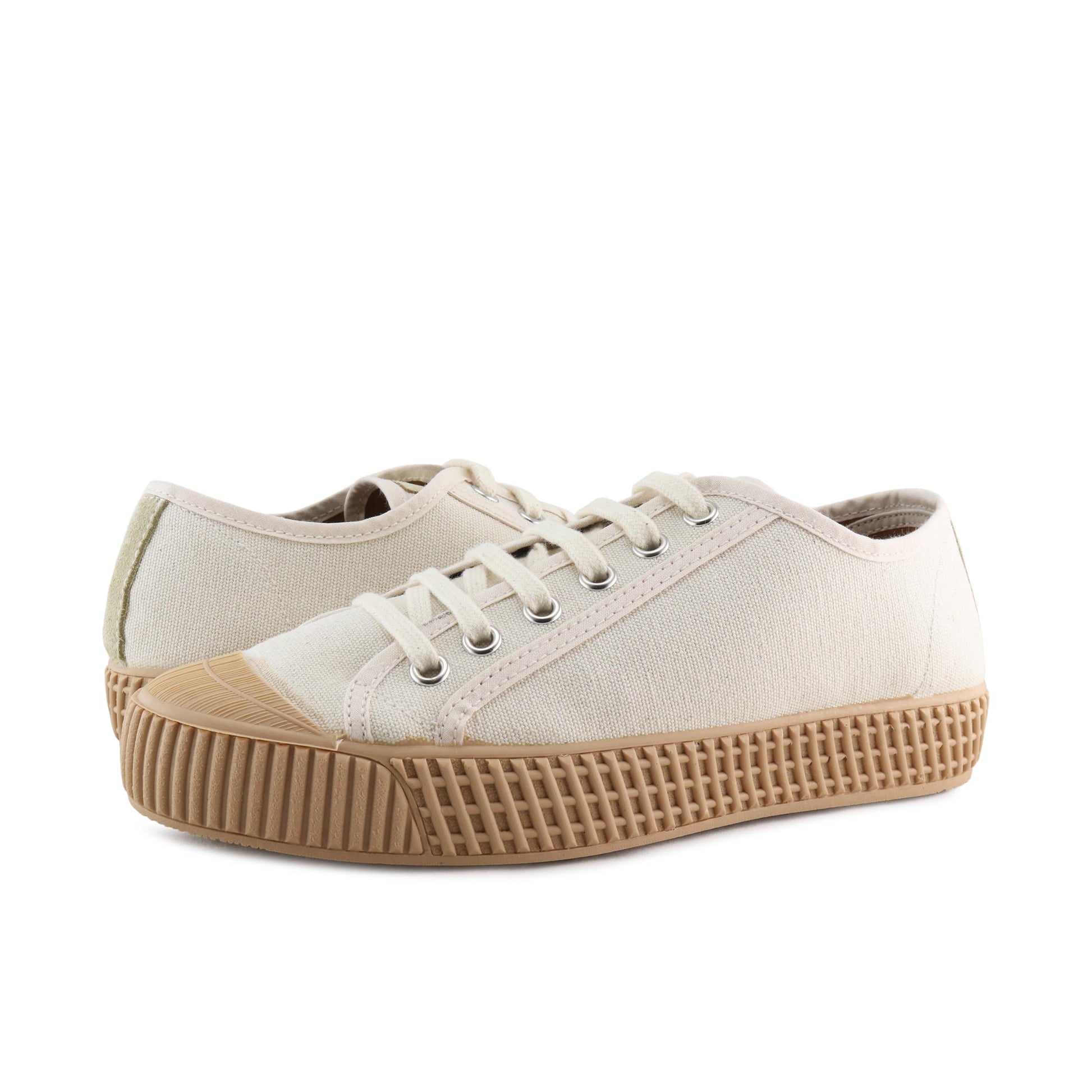 Zapatilla casual crudo con cordón 5500 de Jeromín - 5500-351-2.jpg