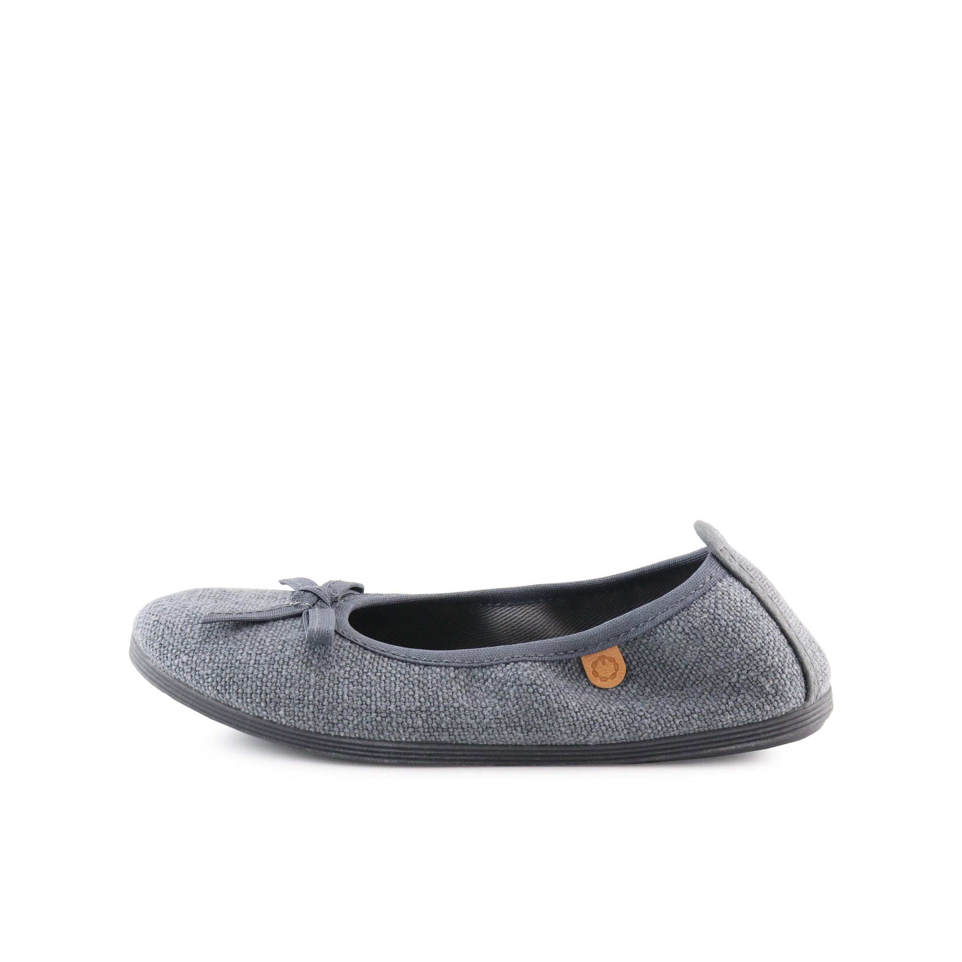 Bailarina gris oscuro con lazo 55106 de La Cadena - 55106-111-1.jpg