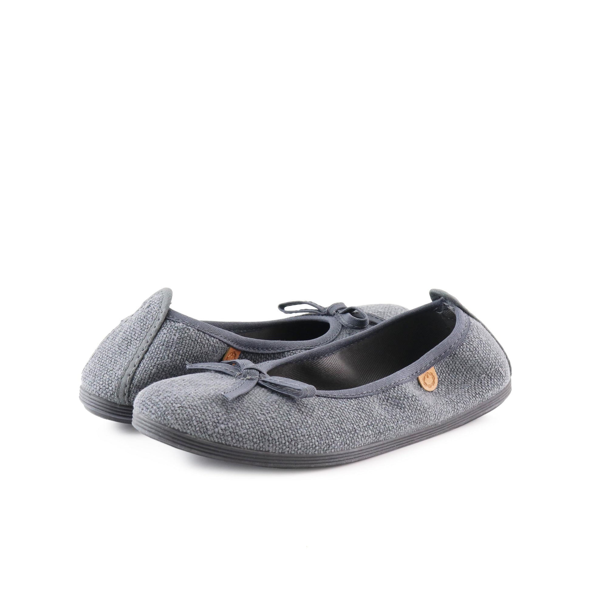 Bailarina gris oscuro con lazo 55106 de La Cadena - 55106-111-2.jpg