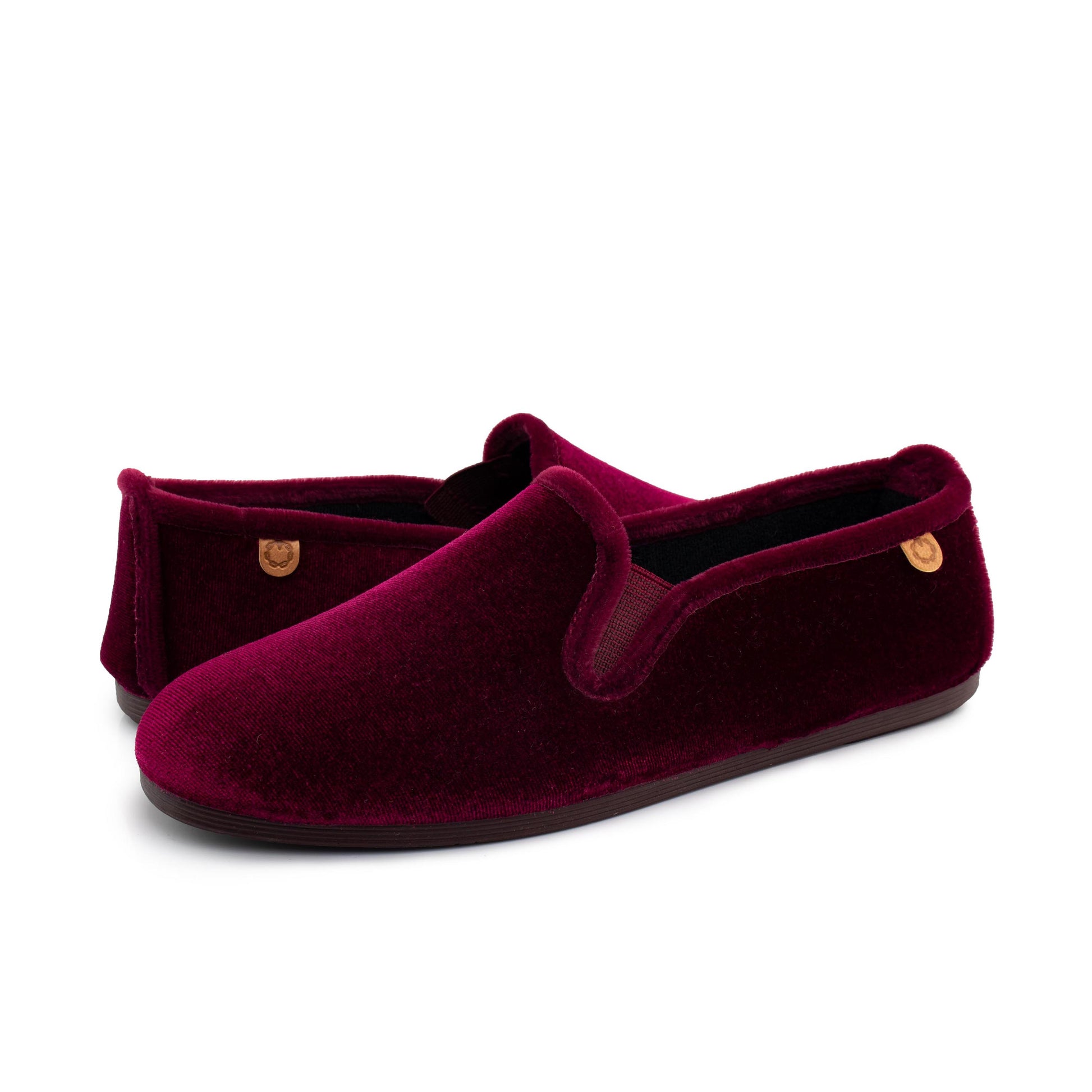 Zapatilla para casa cerrada burdeos 55107 de La Cadena - 55107-13-2.jpg