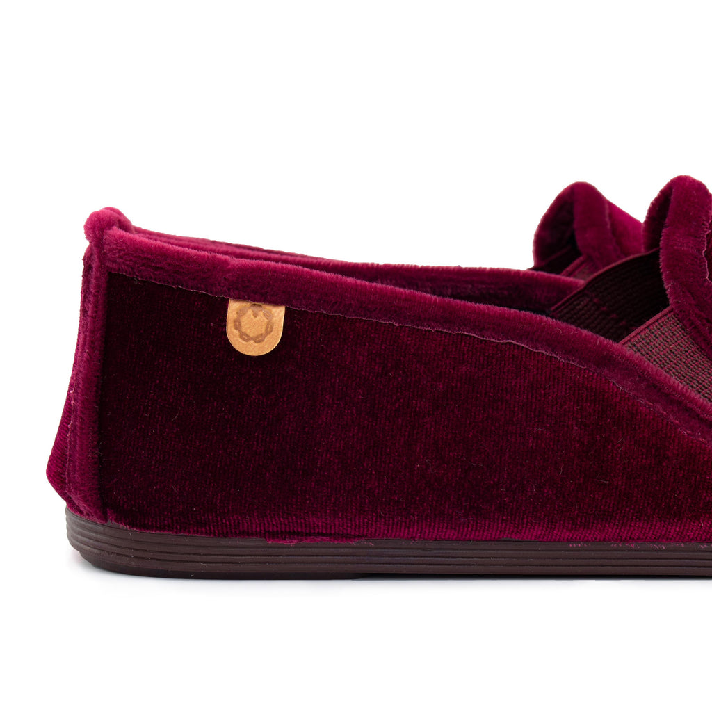 Zapatilla para casa cerrada burdeos 55107 de La Cadena - 55107-13-5.jpg