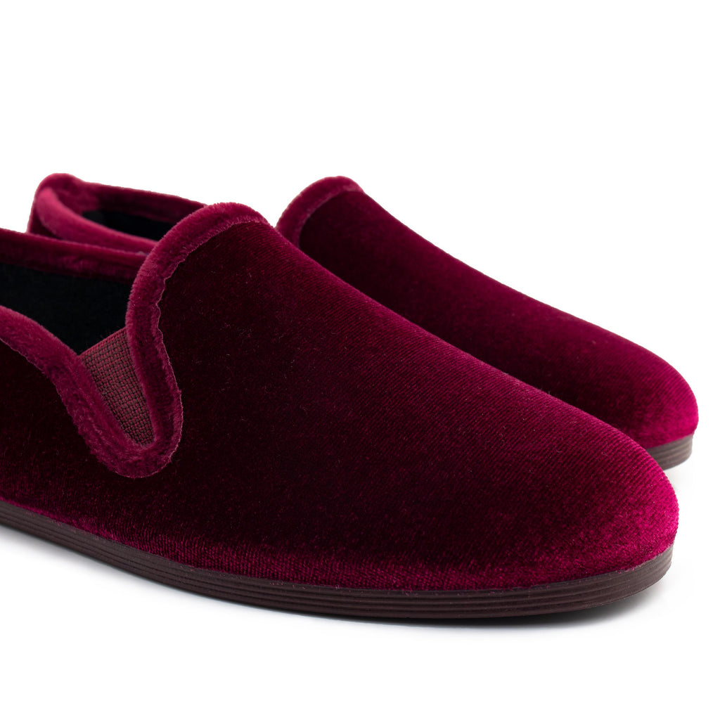 Zapatilla para casa cerrada burdeos 55107 de La Cadena - 55107-13-6.jpg