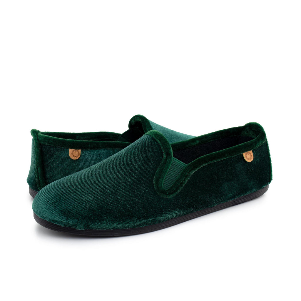 Zapatilla para casa cerrada verde 55107 de La Cadena - 55107-14-2.jpg