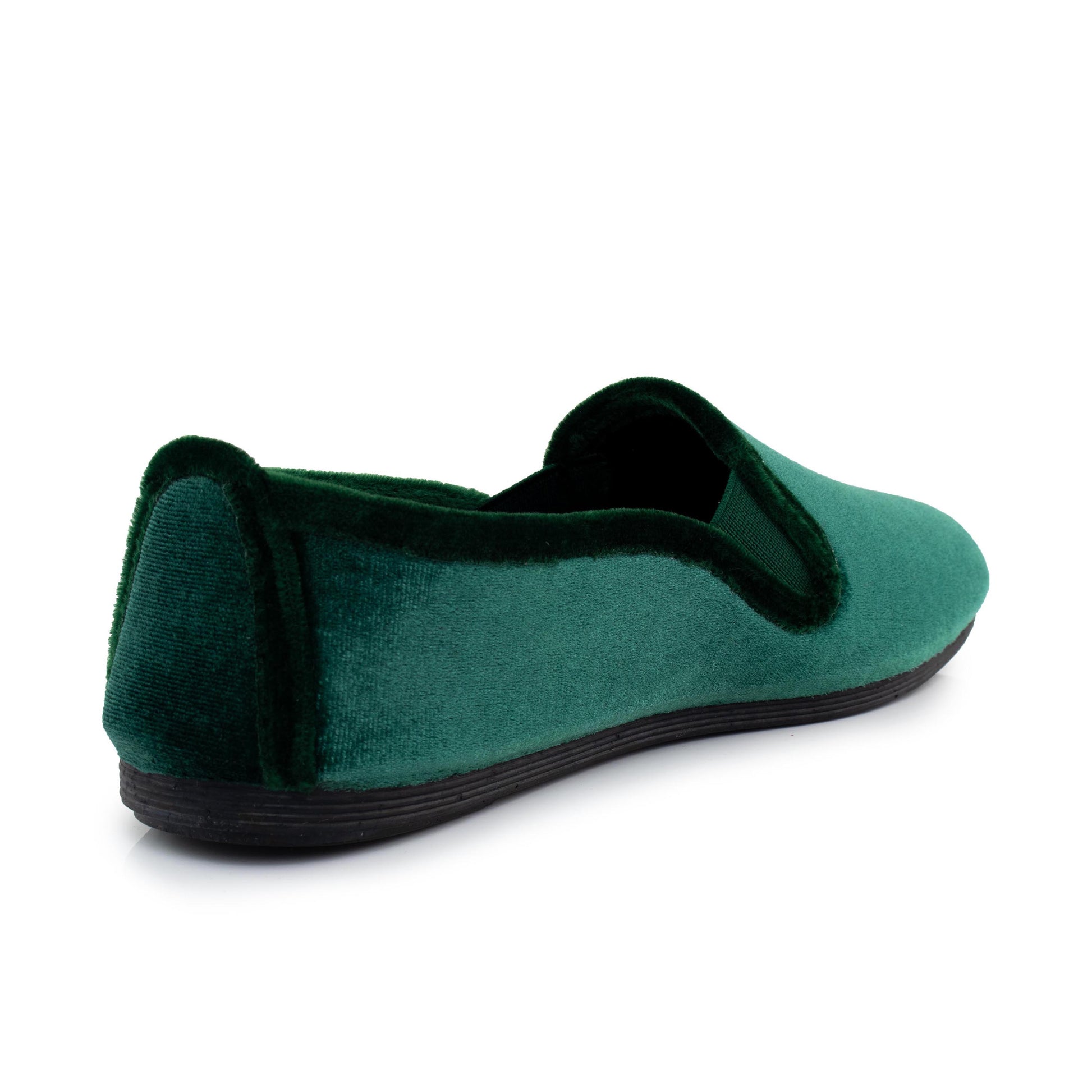 Zapatilla para casa cerrada verde 55107 de La Cadena - 55107-14-3.jpg