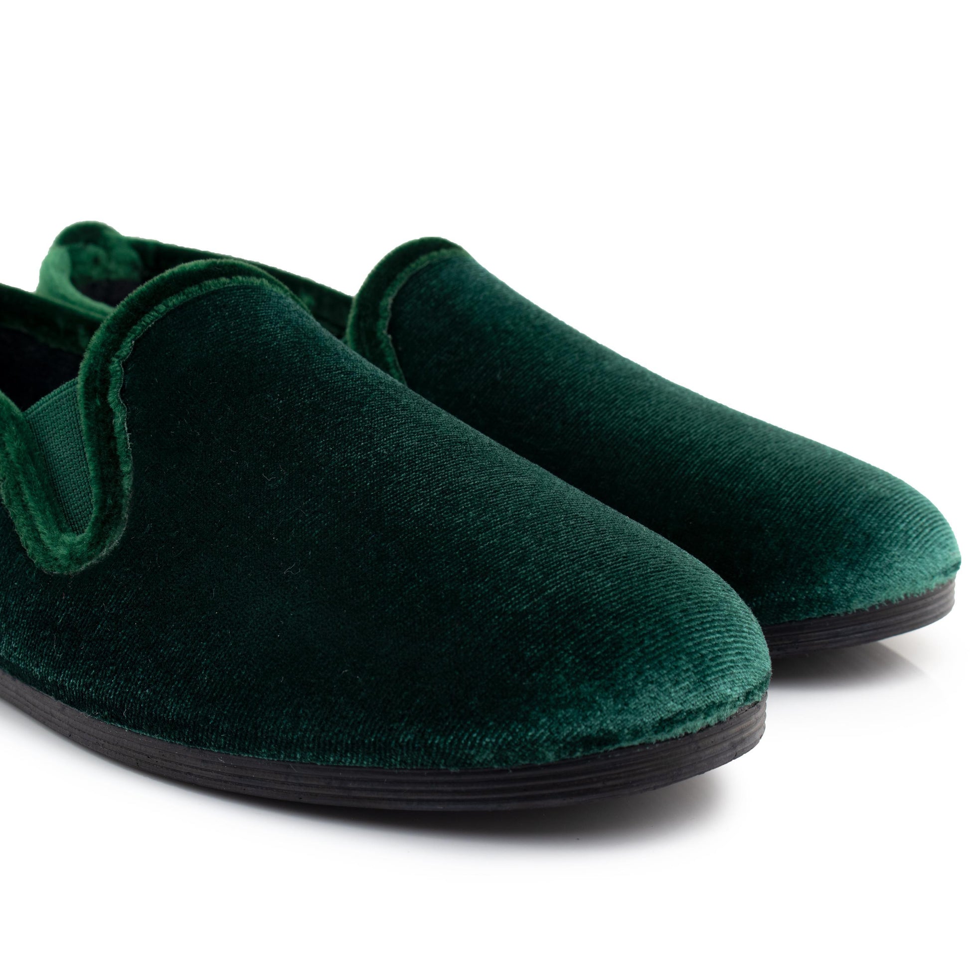 Zapatilla para casa cerrada verde 55107 de La Cadena - 55107-14-6.jpg