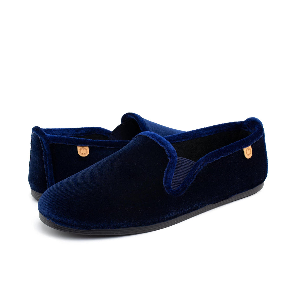 Zapatilla para casa cerrada azul 55107 de La Cadena - 55107-7-2.jpg