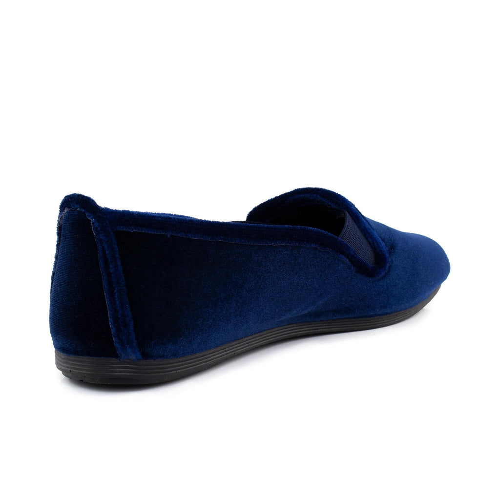 Zapatilla para casa cerrada azul 55107 de La Cadena - 55107-7-3.jpg