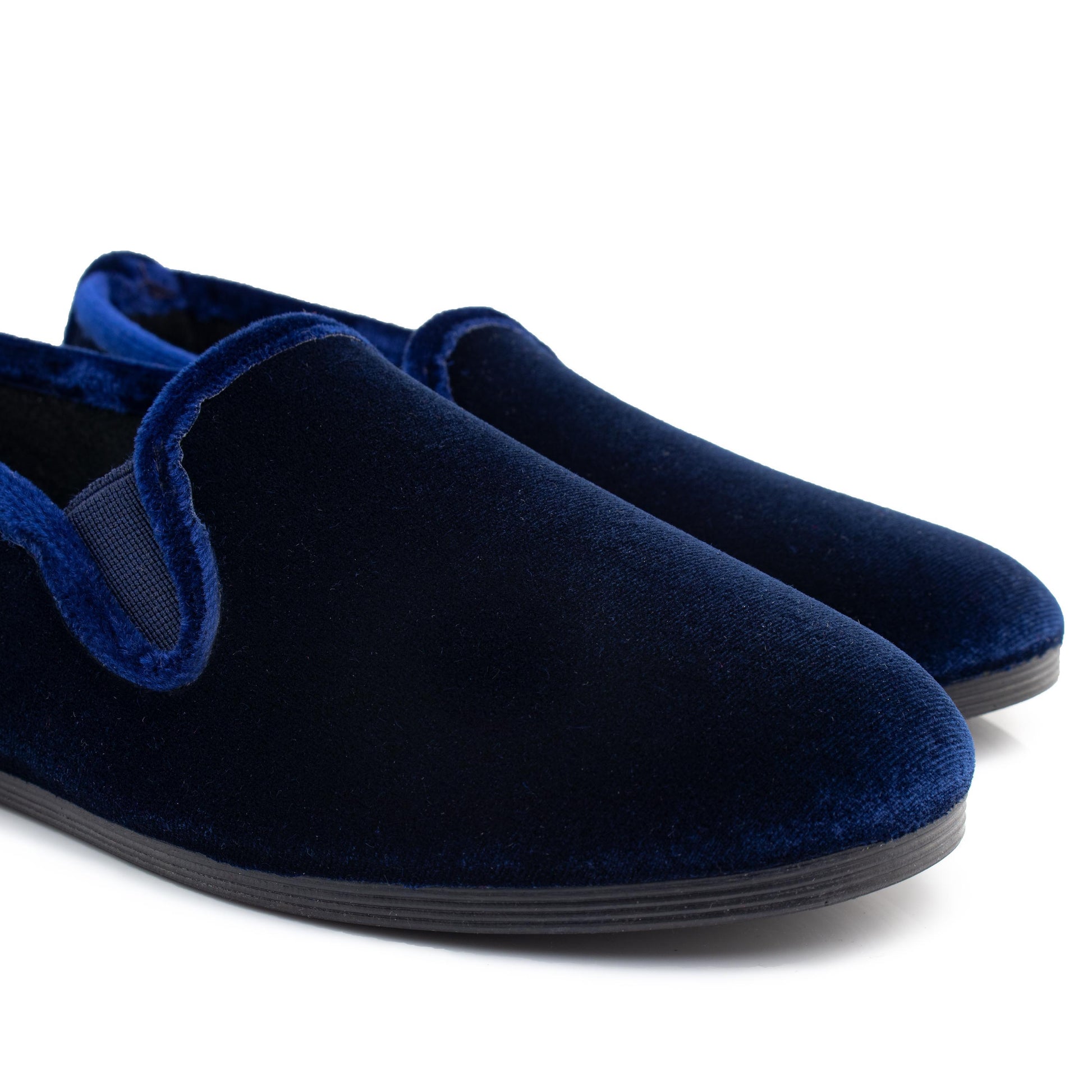 Zapatilla para casa cerrada azul 55107 de La Cadena - 55107-7-6.jpg