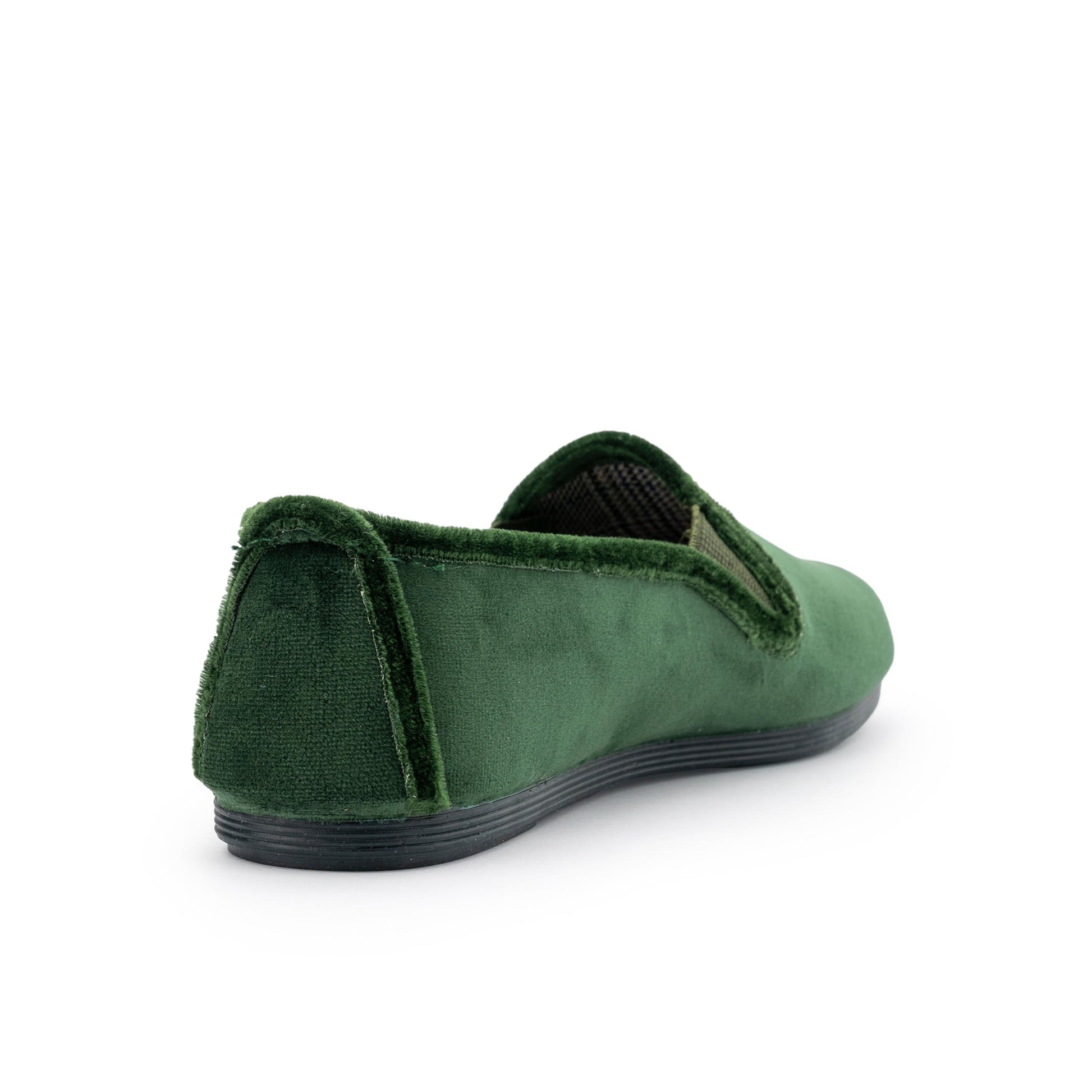 Zapatilla para casa cerrada verde botella 55107 La Cadena - 55107-86-3.jpg