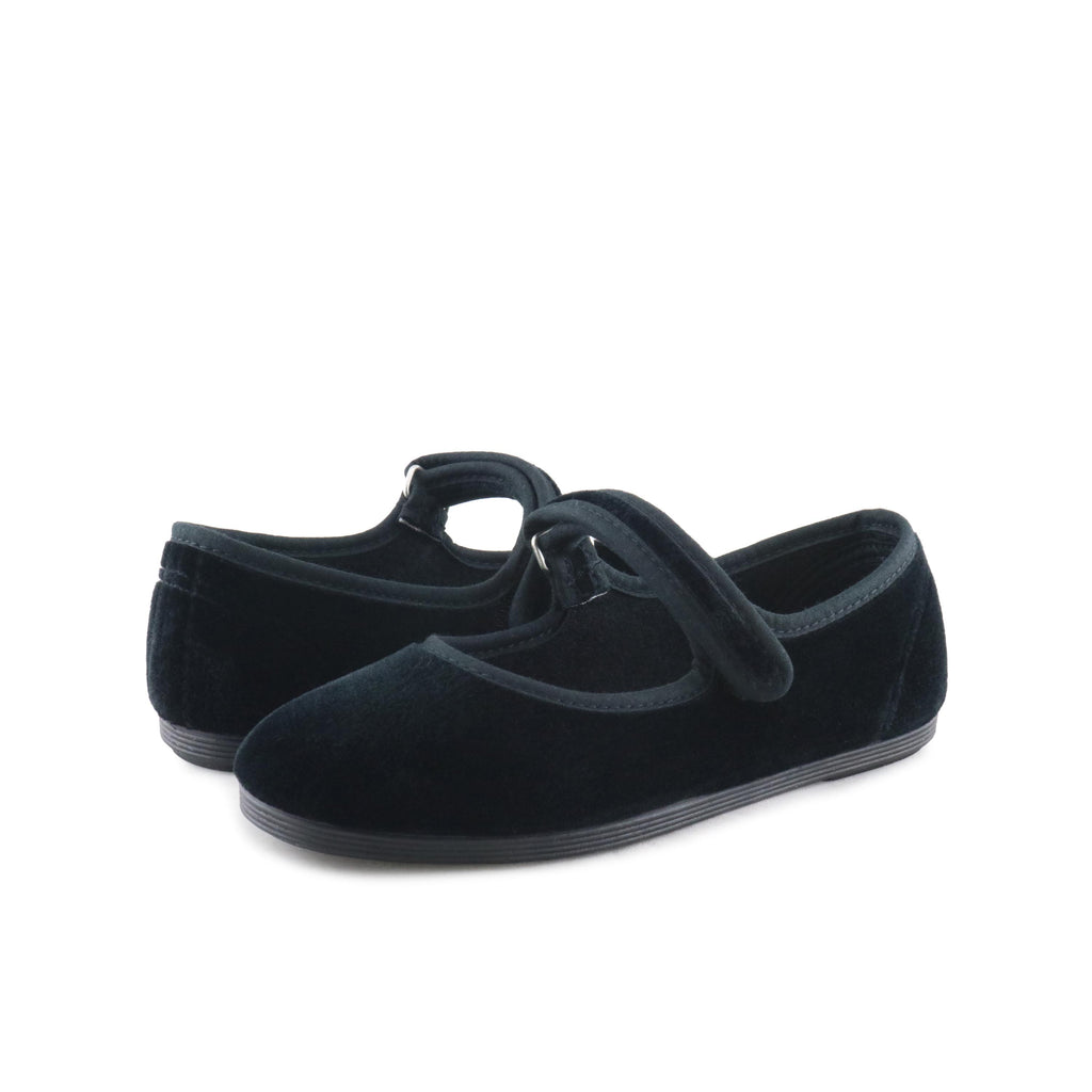 Mercedita negro con velcro 55110 de La Cadena - 55110-20TERCIOPELO-2.jpg