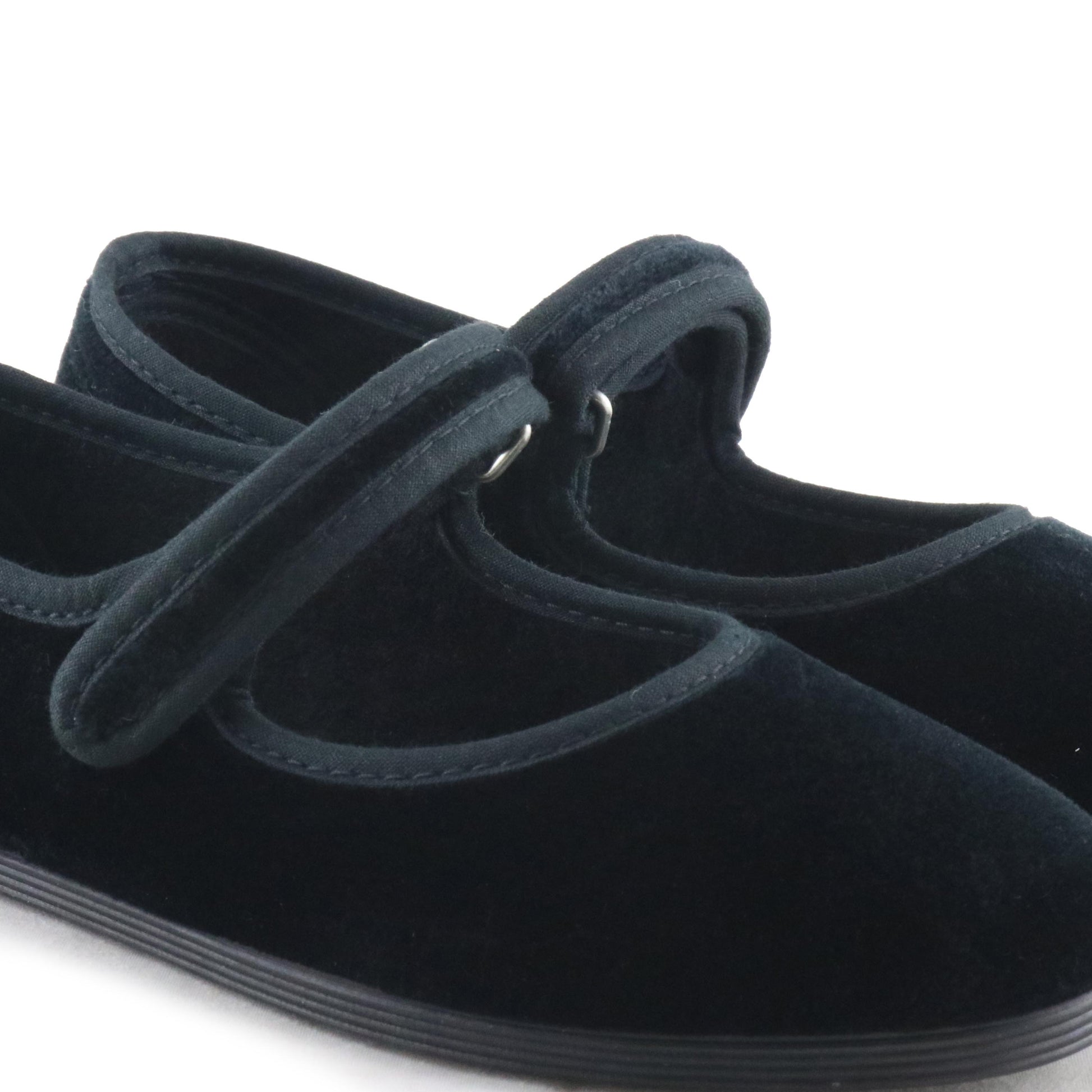 Mercedita negro con velcro 55110 de La Cadena - 55110-20TERCIOPELO-5.jpg