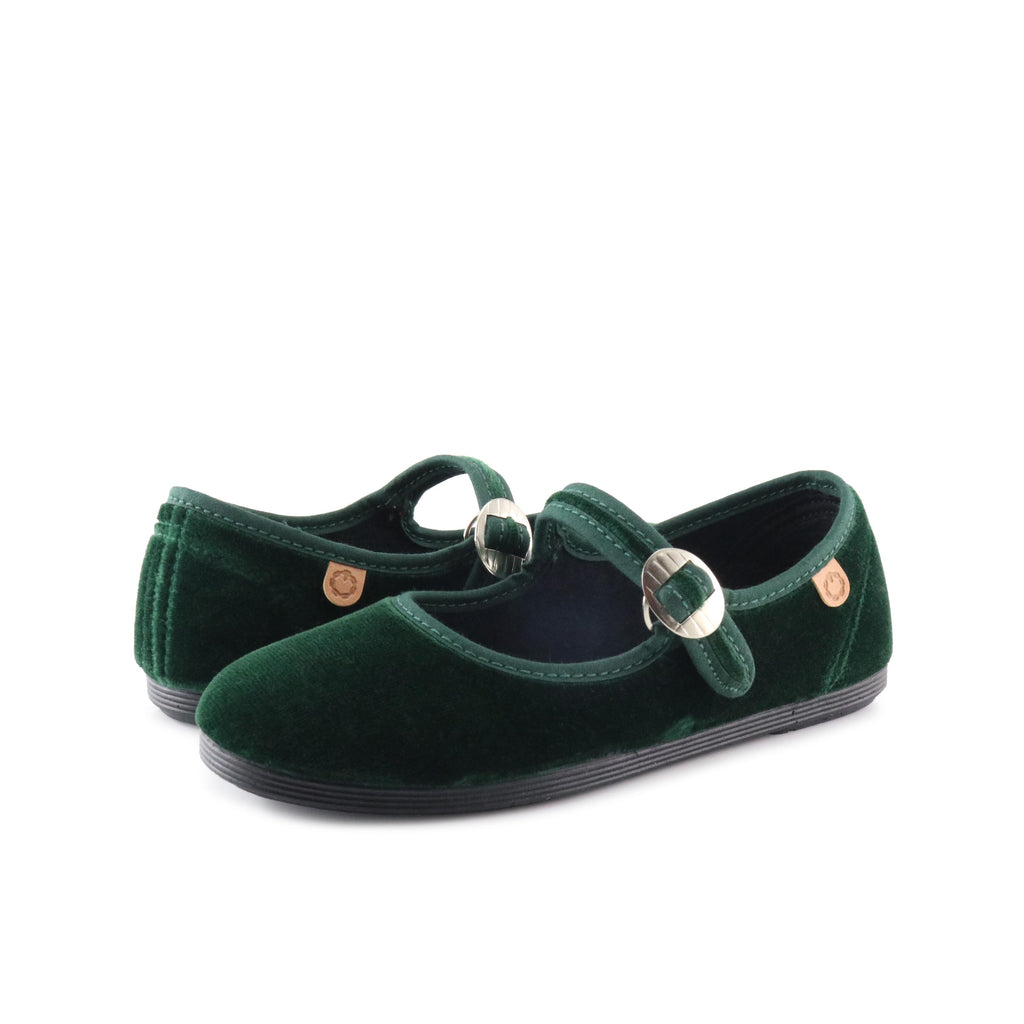 Mercedita verde con hebilla 55179 de La Cadena - 55179-14-2.jpg