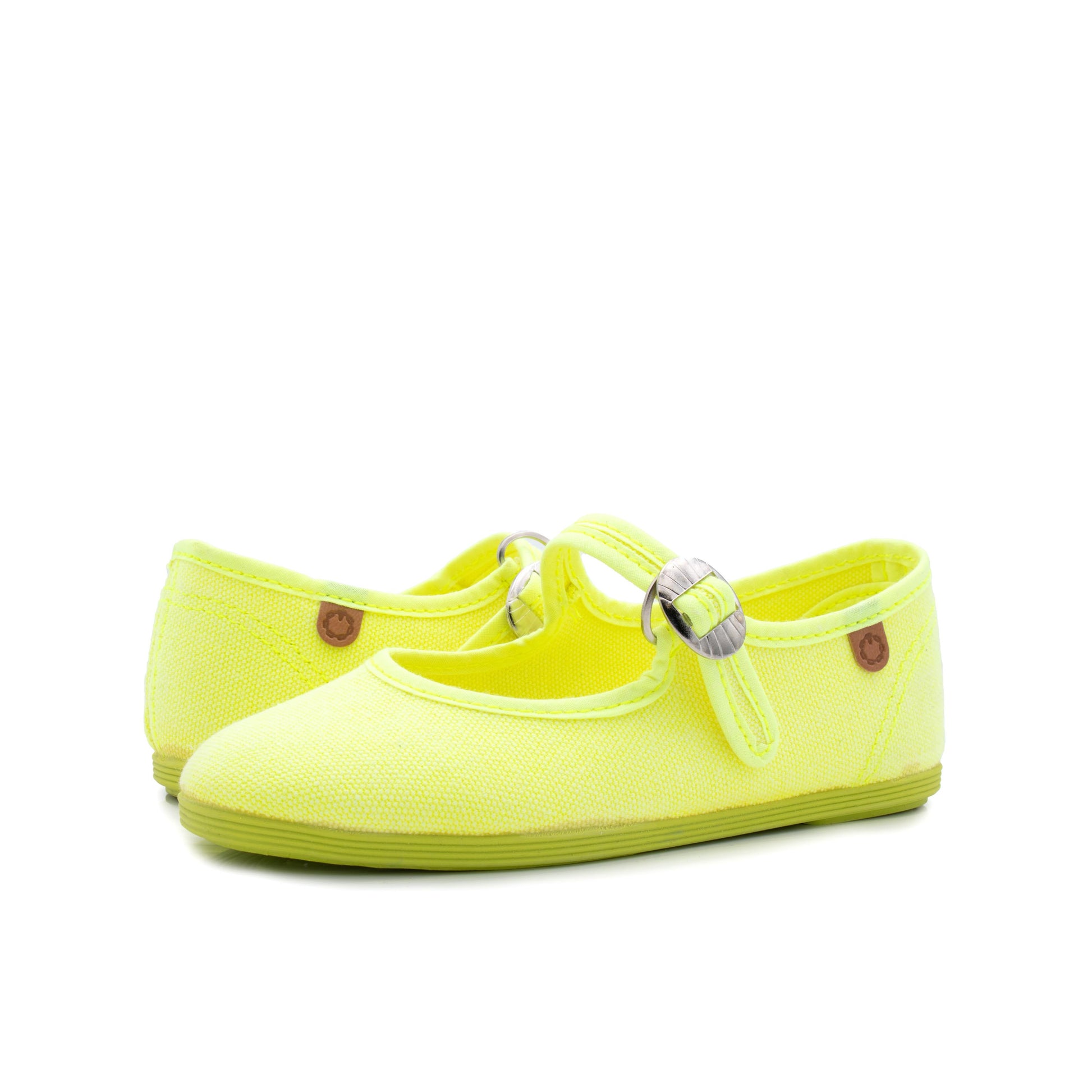 Mercedita amarillo lavado con hebilla 55183 La Cadena - 55183-179-2.jpg