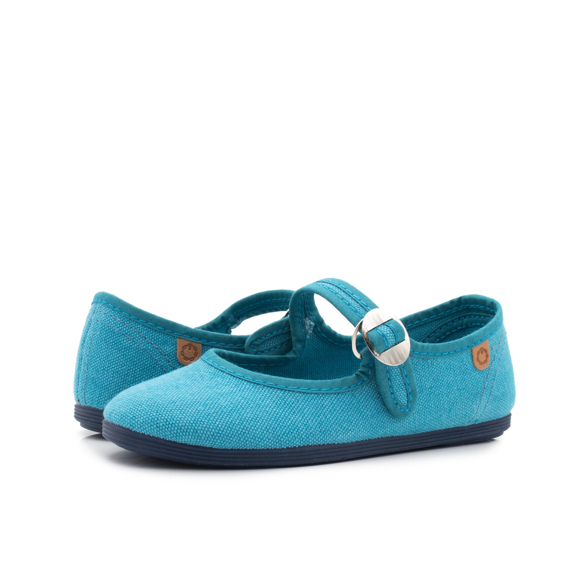 Mercedita turquesa lavado con hebilla 55183 La Cadena - 55183-278-2.jpg