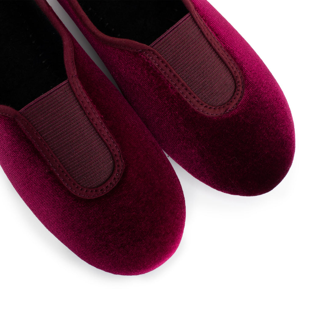 Zapatilla para casa cerrada burdeos 55312 de La Cadena - 55312-13-6.jpg