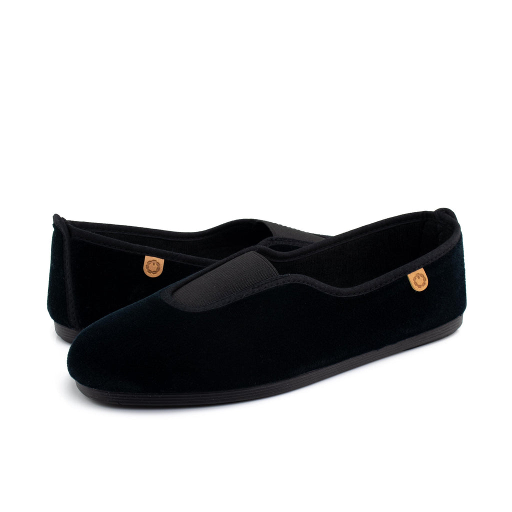 Zapatilla para casa cerrada negro 55312 de La Cadena - 55312-20-2.jpg