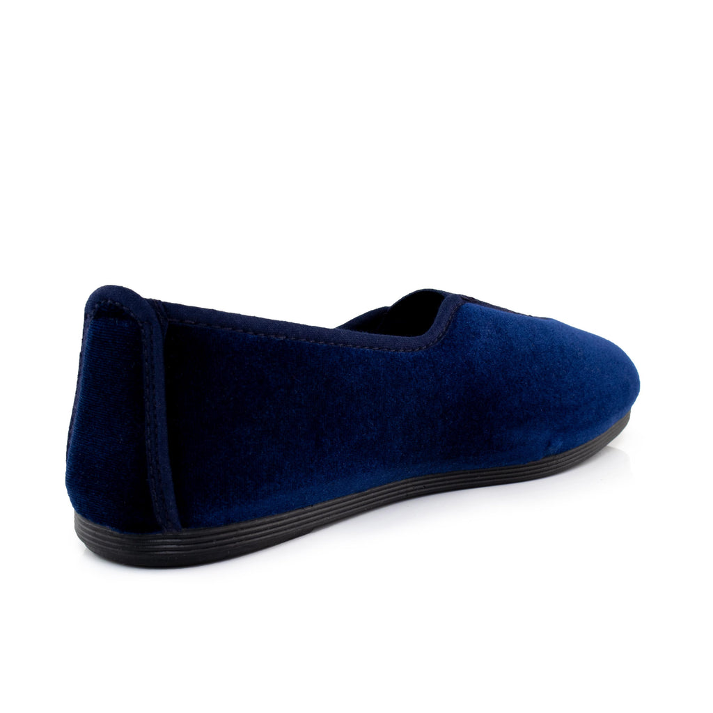 Zapatilla para casa cerrada azul 55312 de La Cadena - 55312-7-3.jpg