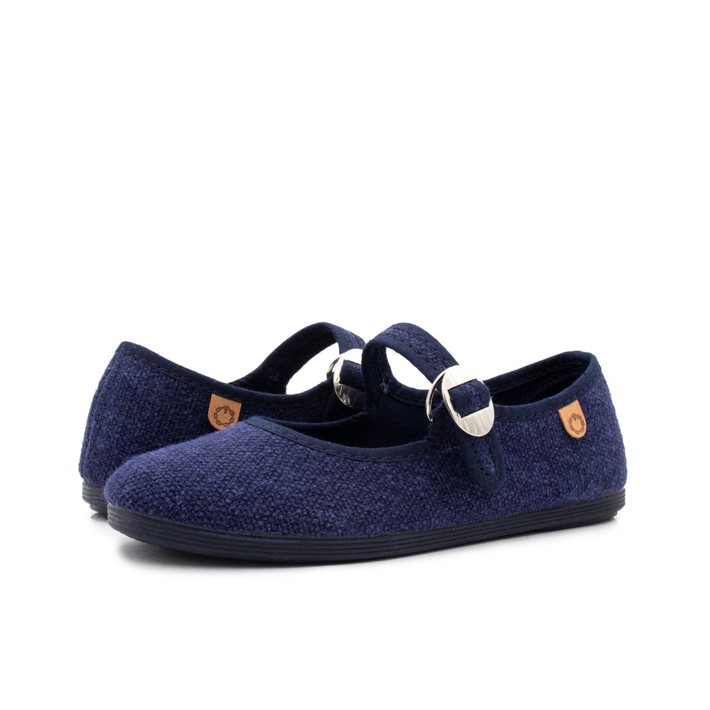 Mercedita lino azul con hebilla 55314 de La Cadena - 55314-326-2.jpg