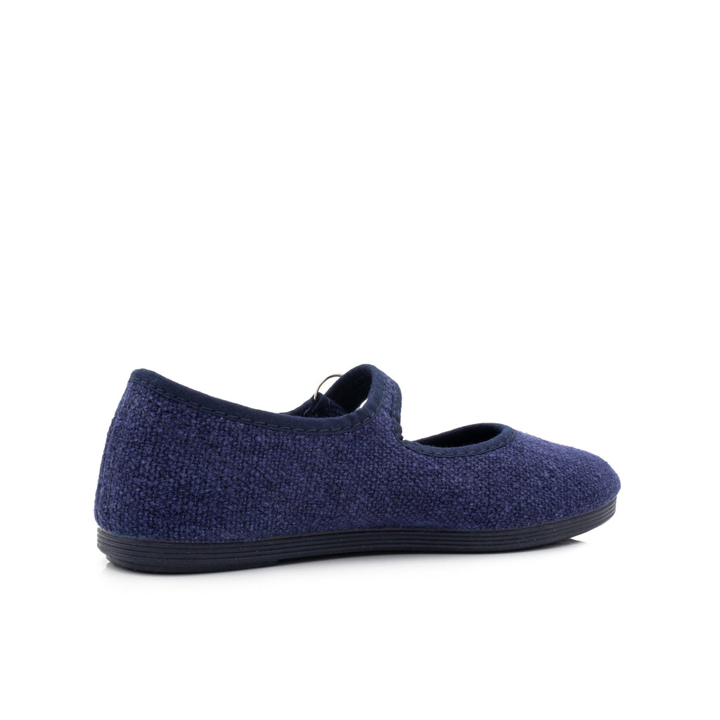 Mercedita lino azul con hebilla 55314 de La Cadena - 55314-326-3.jpg